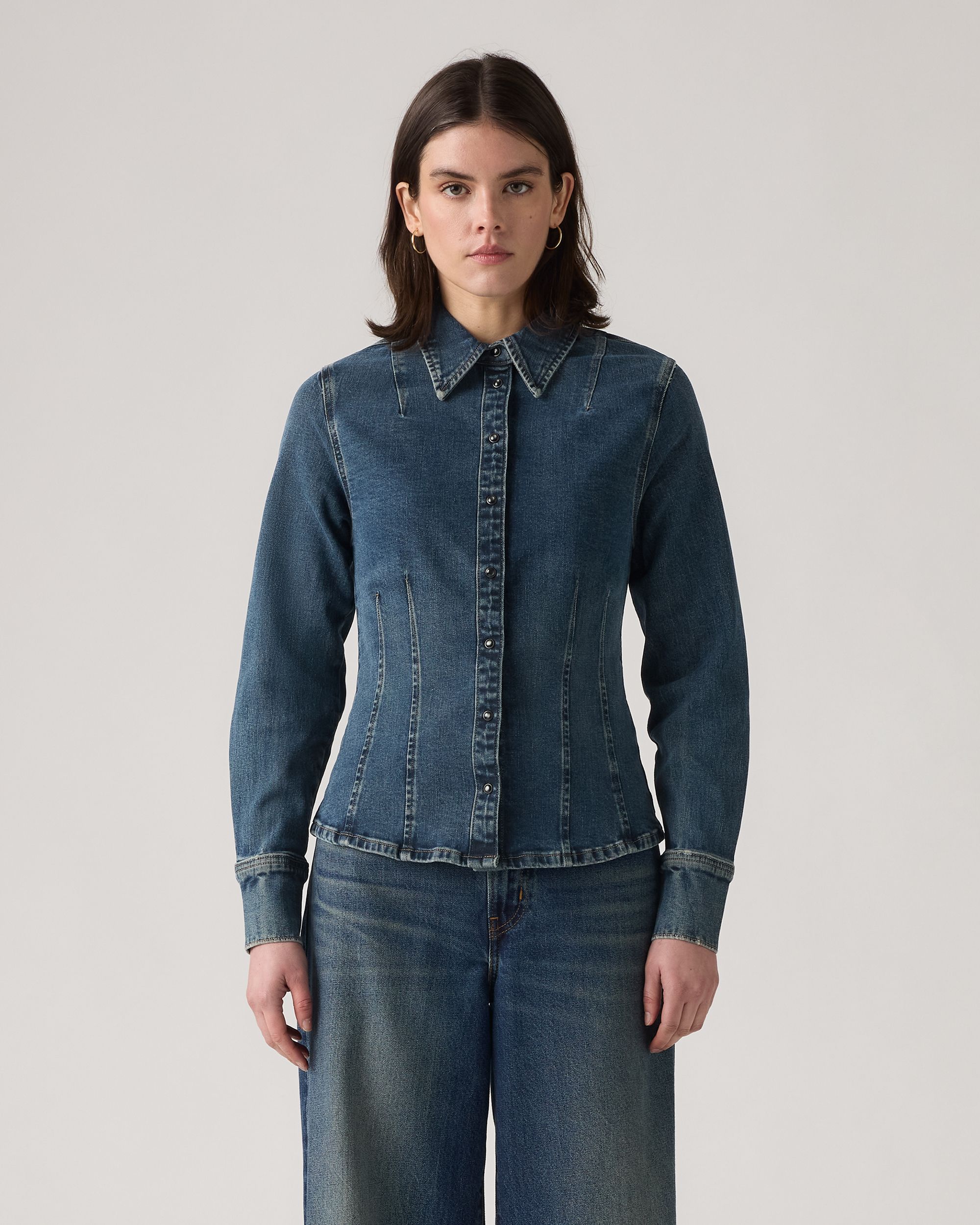 Long-Sleeve Shaped Shirt