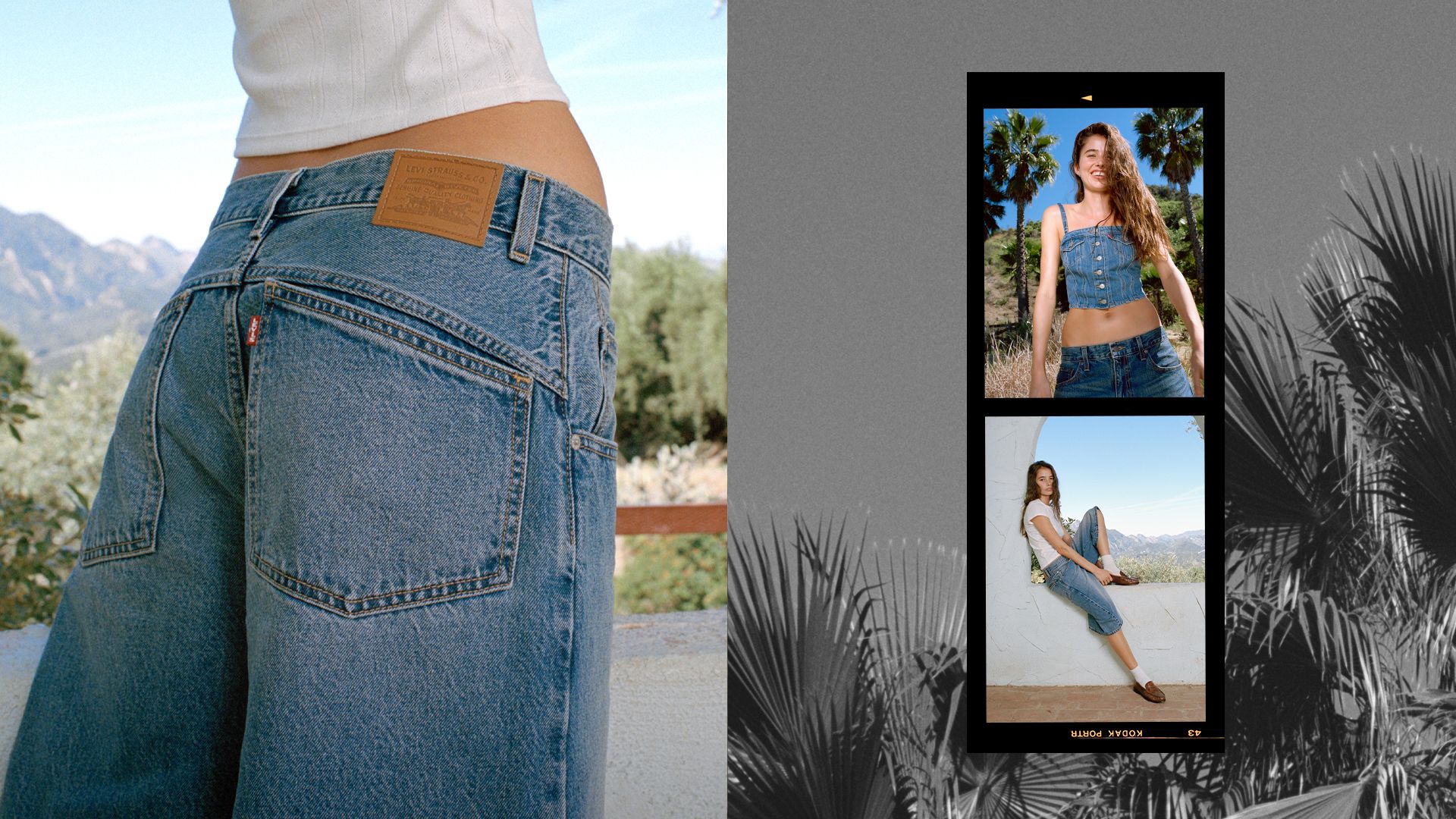 Model in festival styles