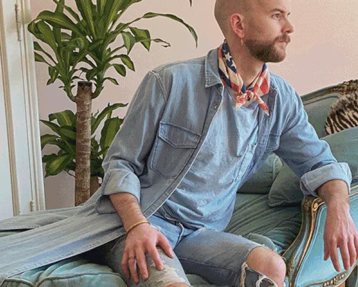 GIF of Austin McCune's outfits.