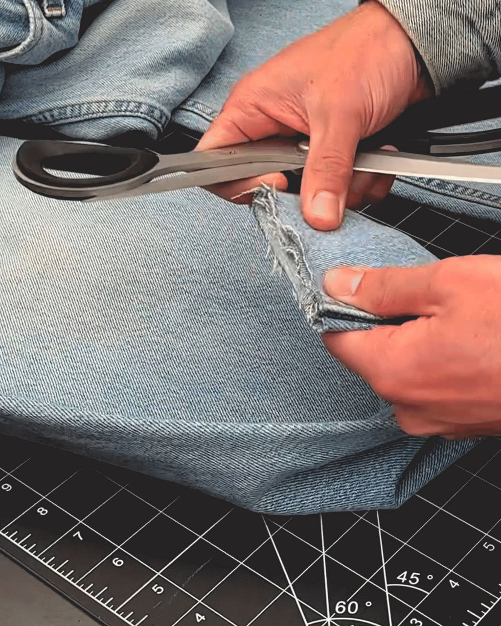 How to Create a Raw Hem
