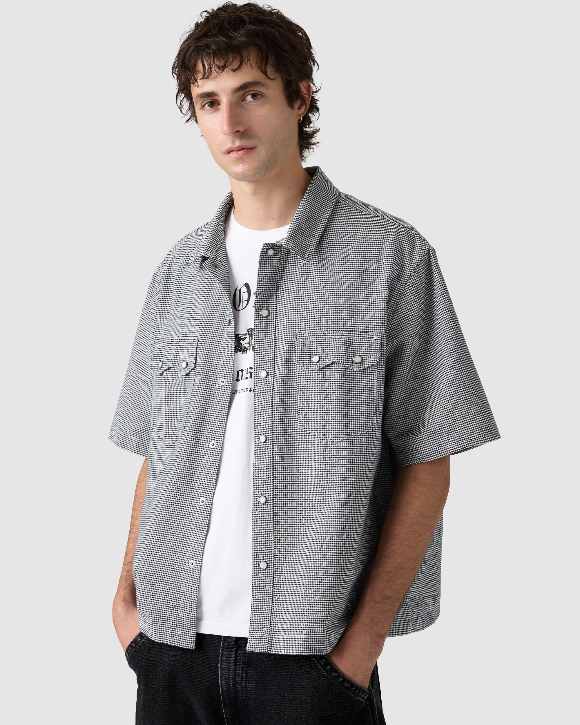 Short Sleeve Boxy Lightweight Shirt