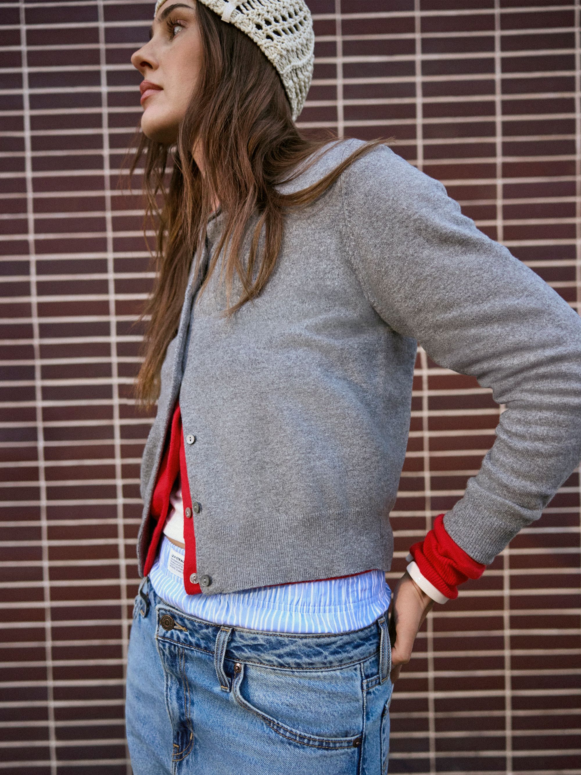 Stef G grey cardigan