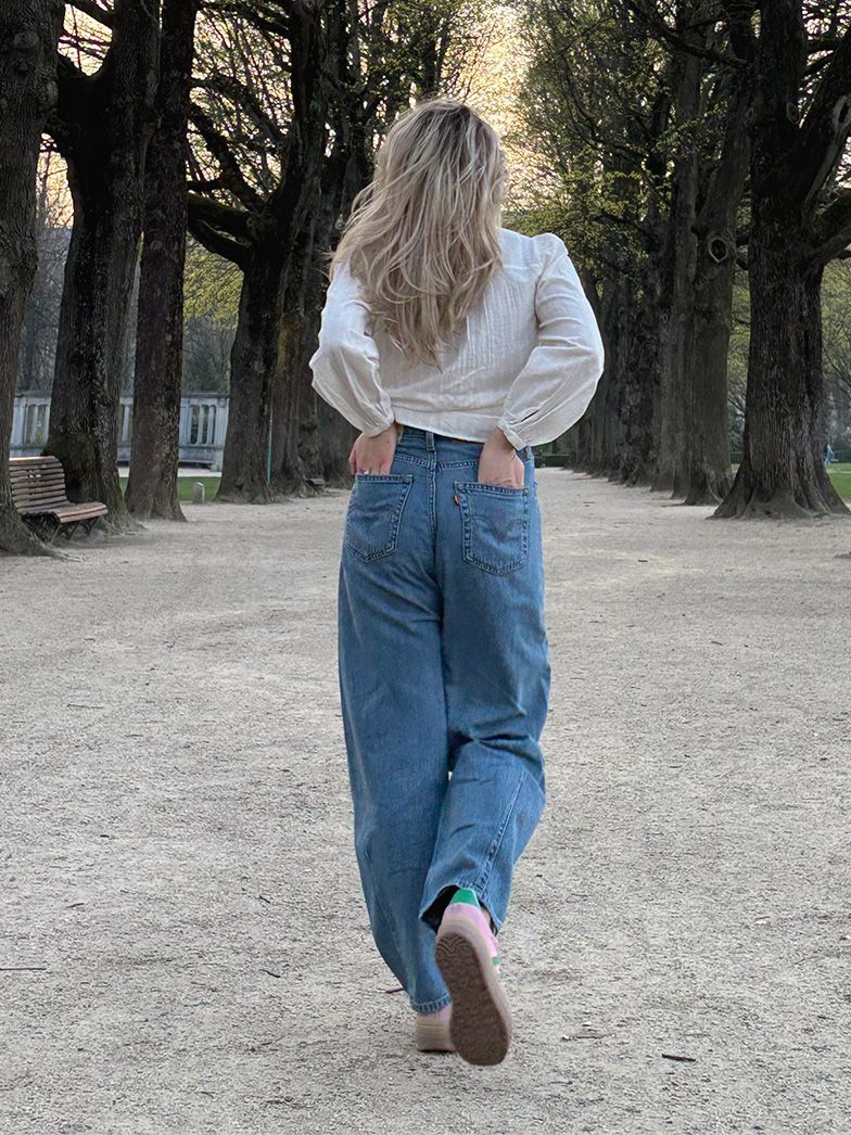 White Shirt + Blue Denim