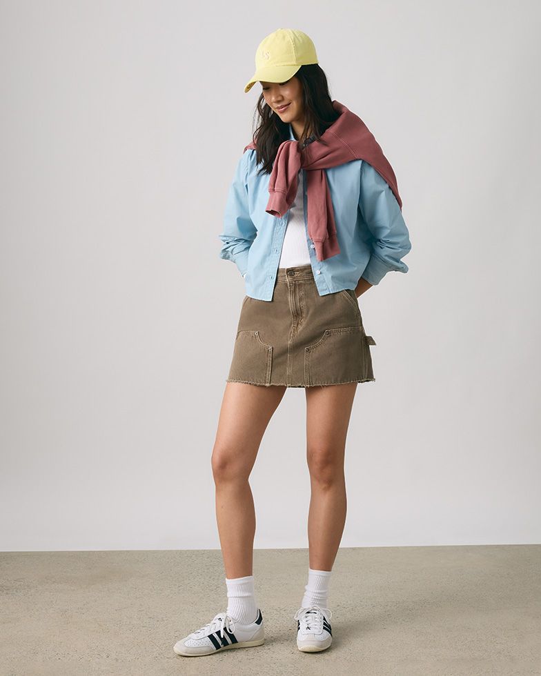 Cropped Shirt + Skirt