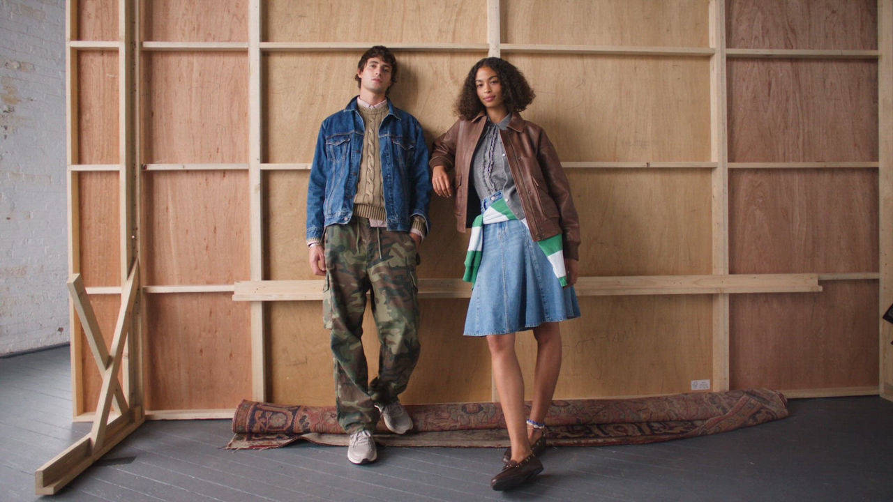 Video of models in new arrivals styles