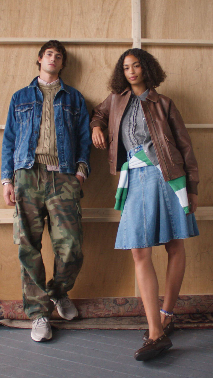 Video of models in new arrivals styles