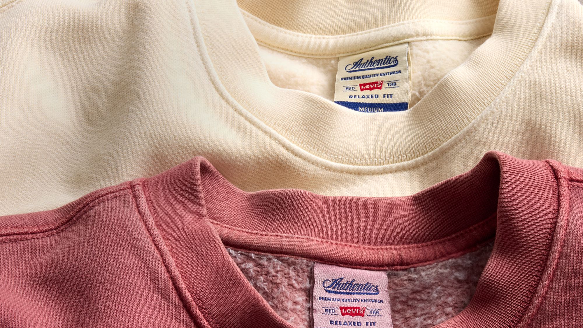 Garment dyed sweatshirts