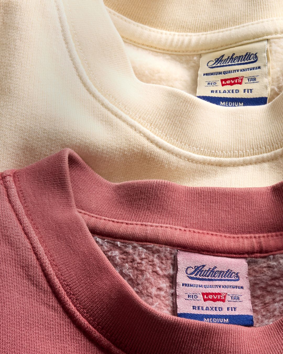 Garment dyed sweatshirts