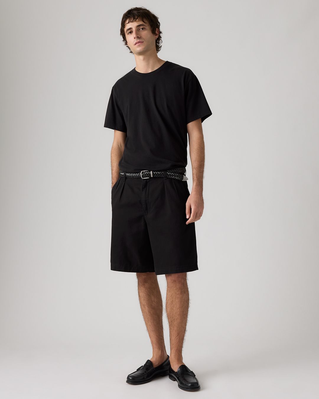 Baggy Pleated Shorts