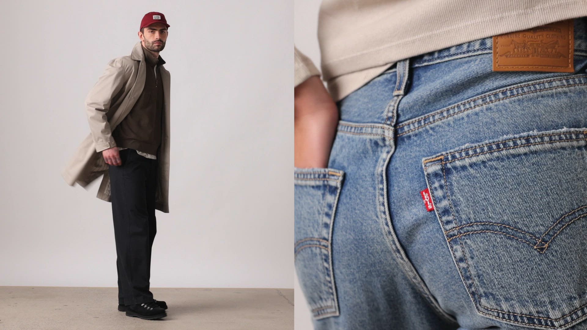 Video of dual gender weekend outfitting