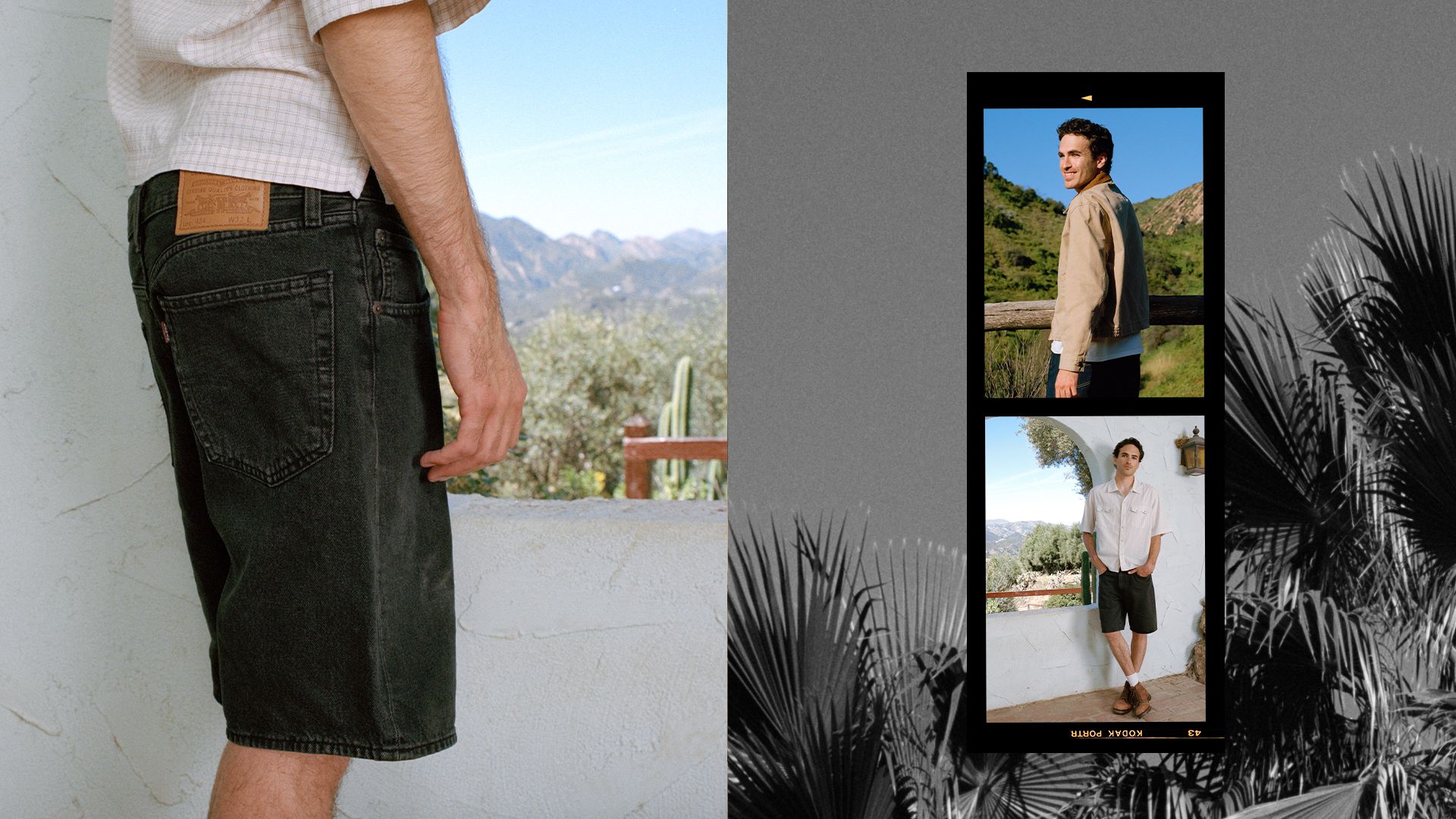 Model in festival styles