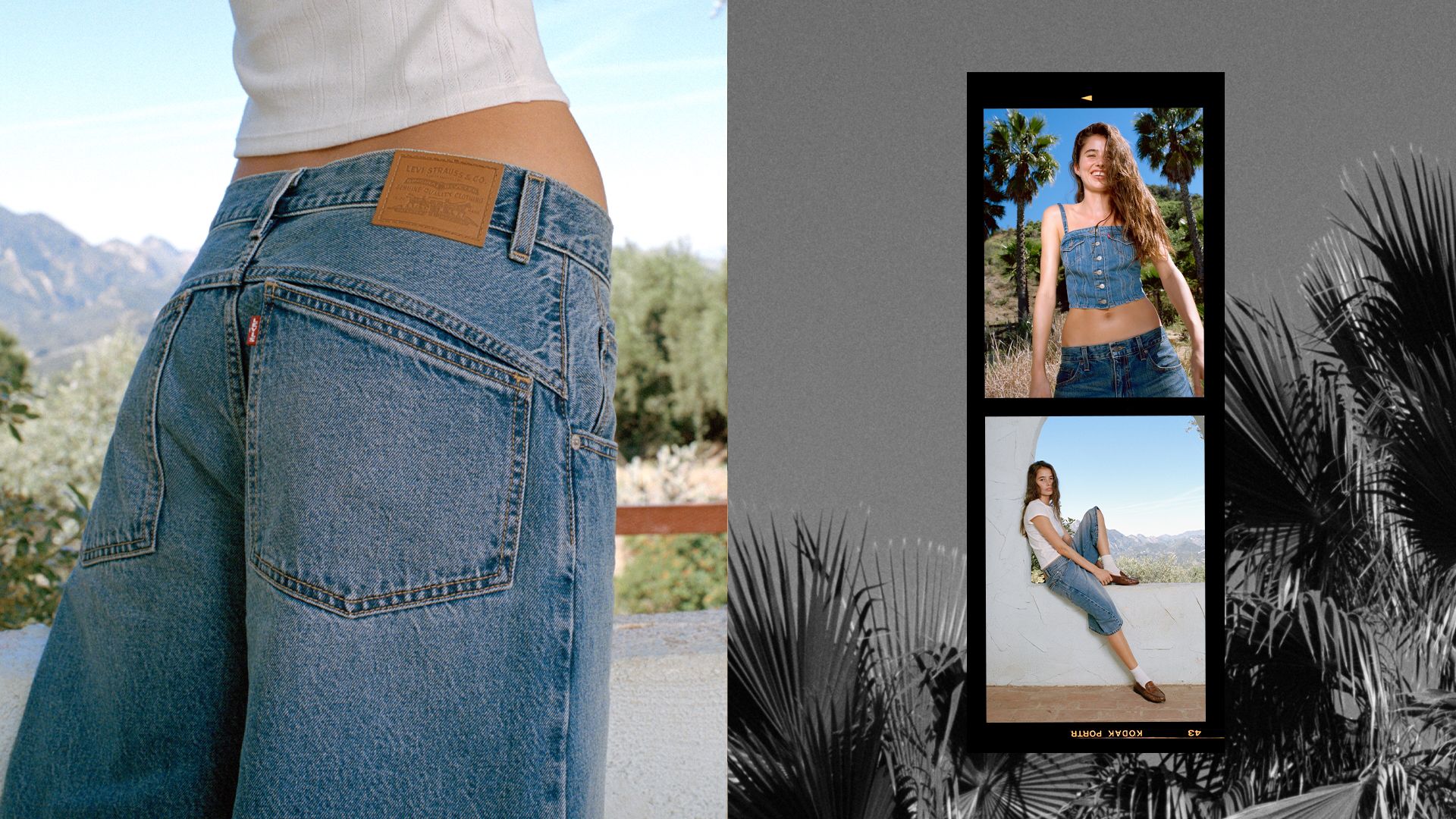 Model in festival styles