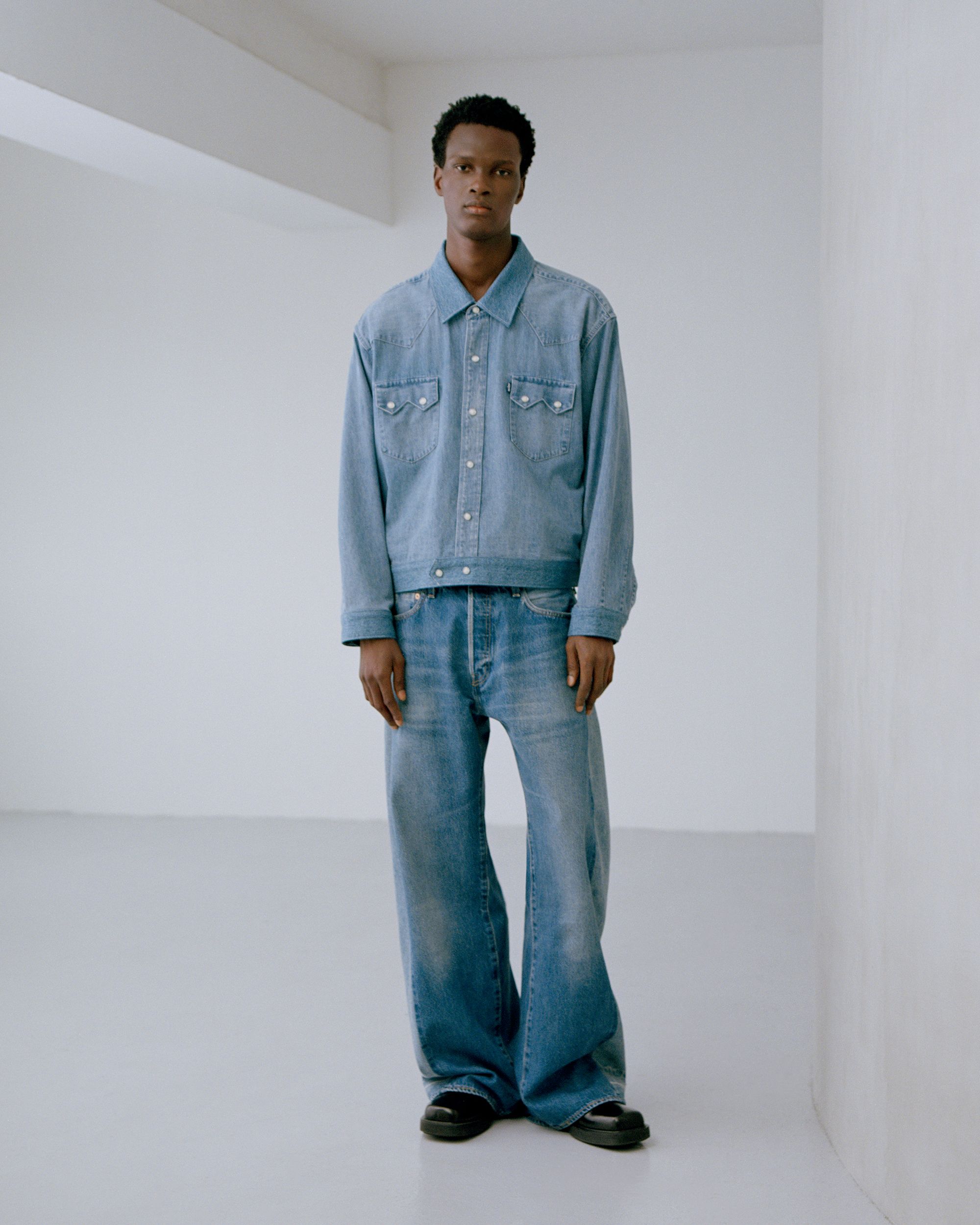 Man in Double Denim