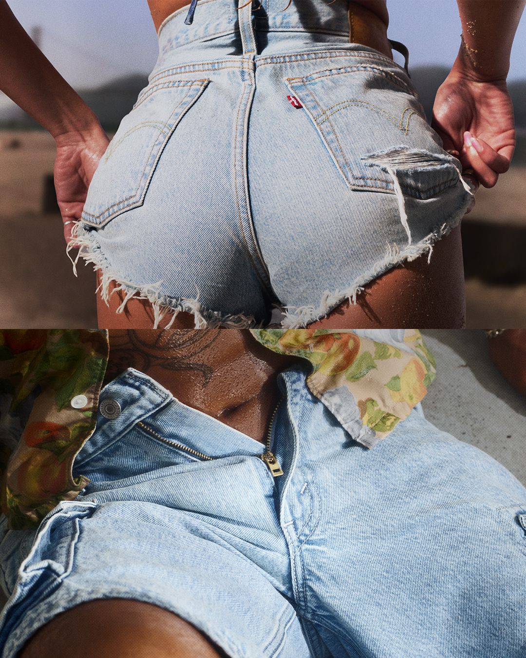 Denim Shorts