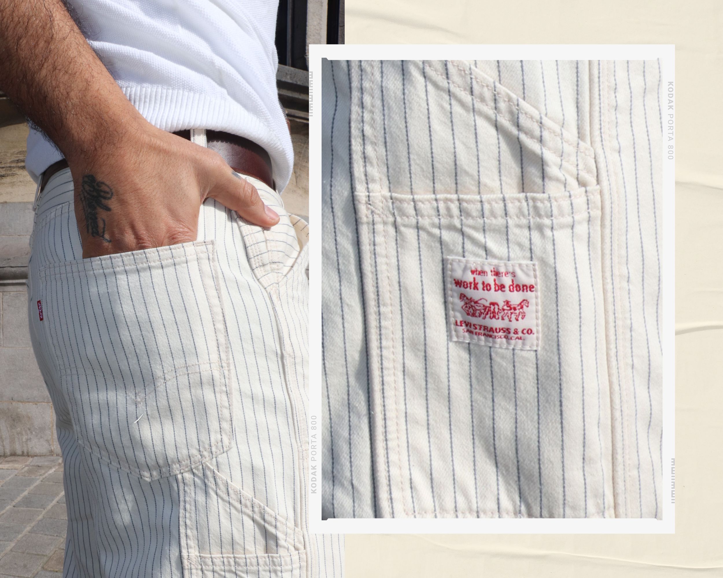 568 Loose Straight Carpenter Pants