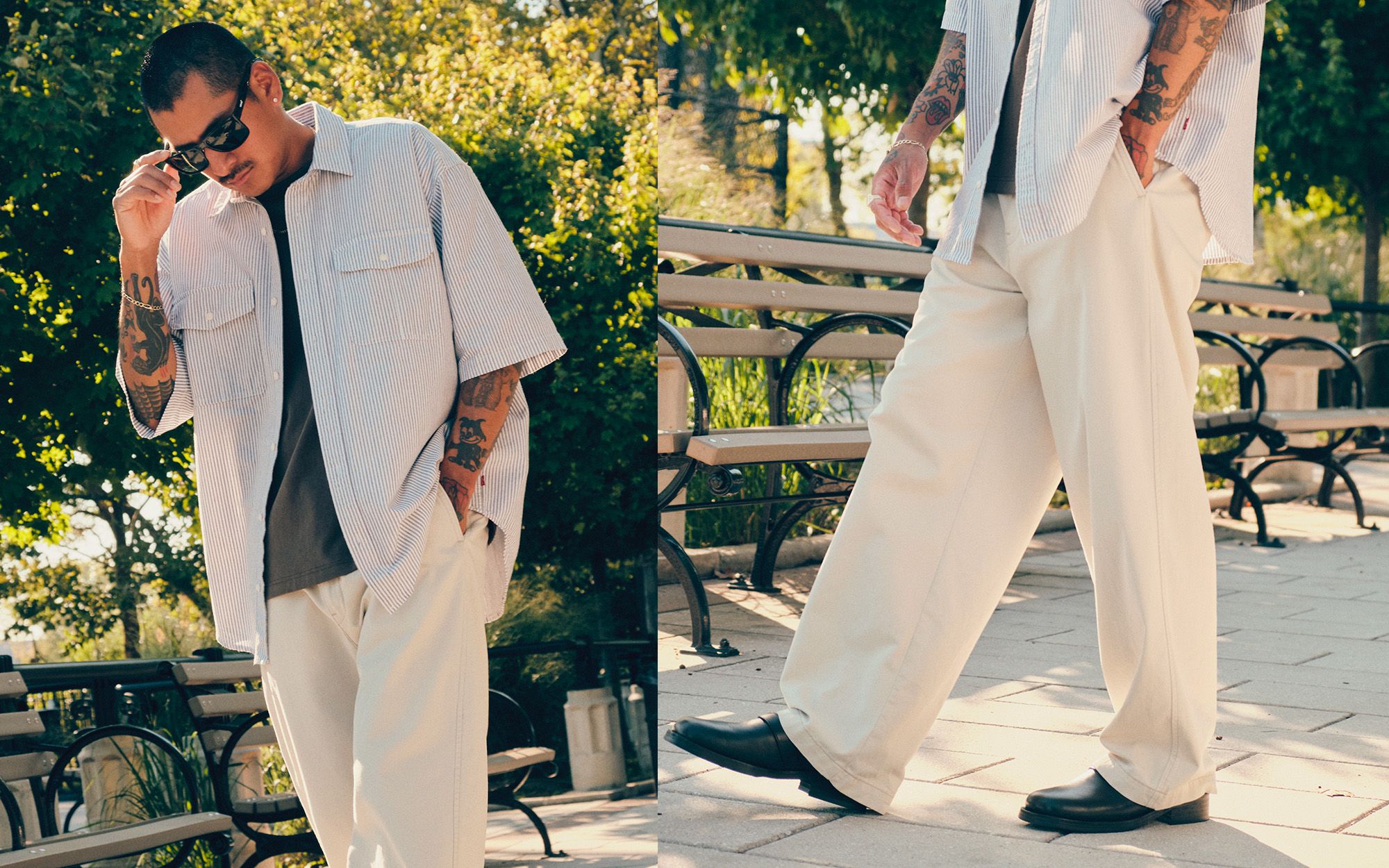 New men's chino baggy