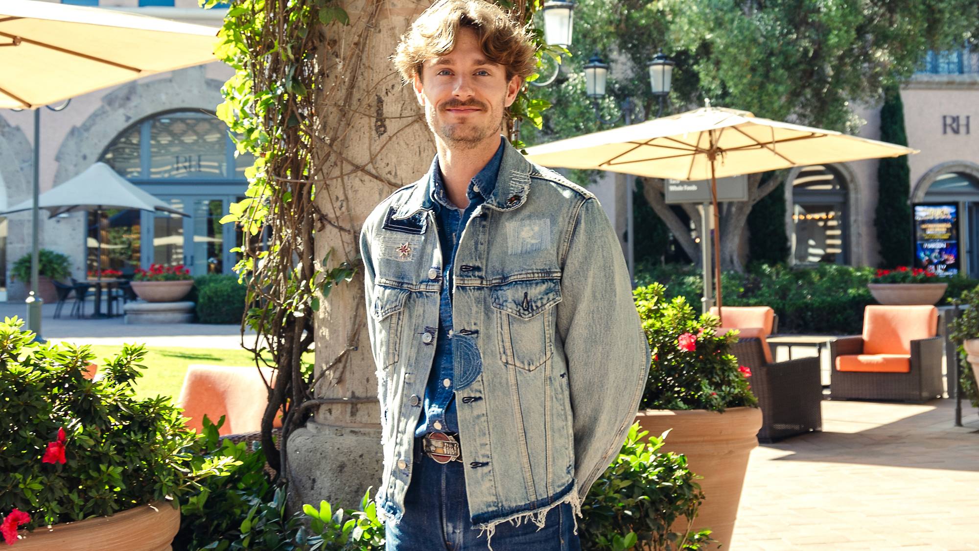 Collaged imagery of models in assorted western inspired styles