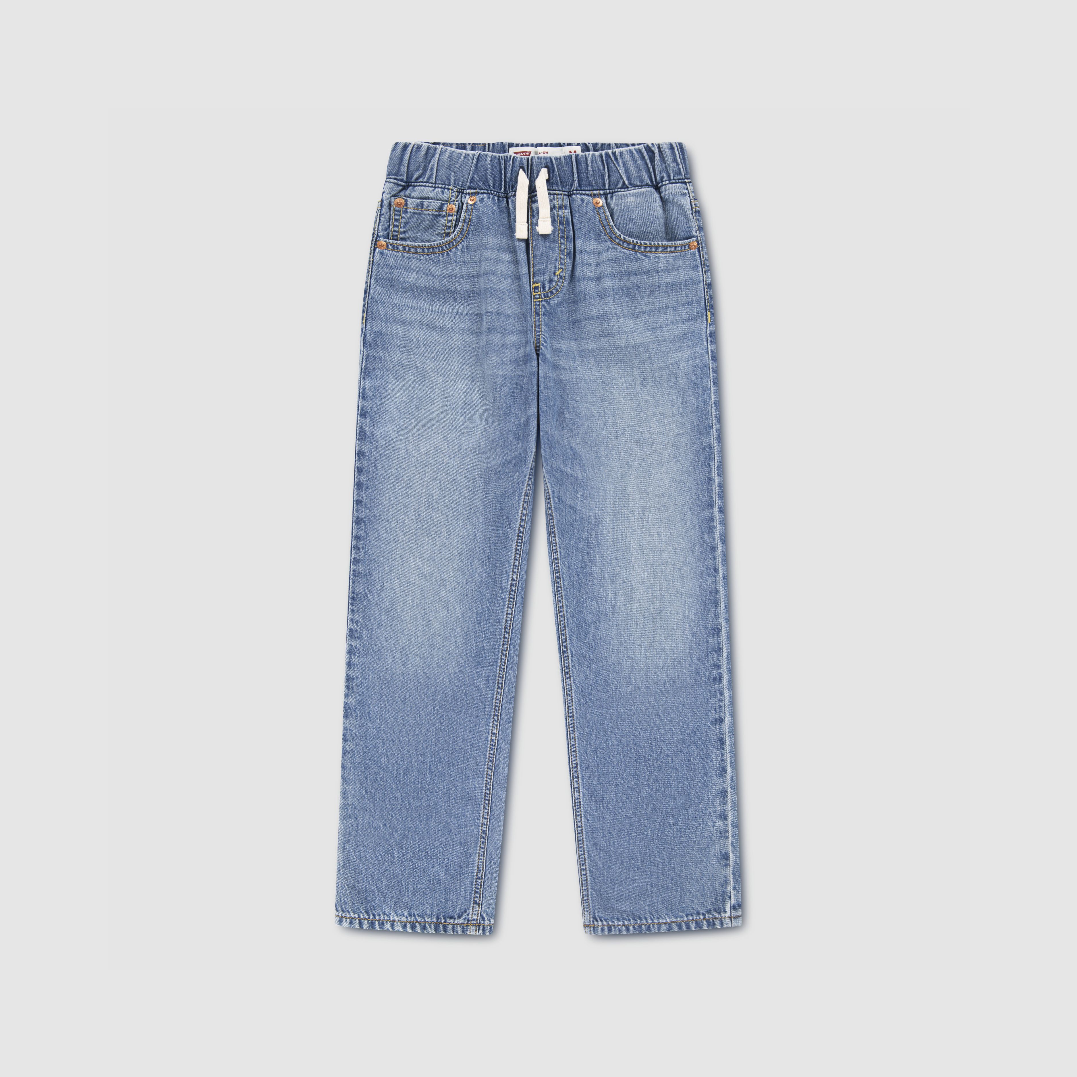 Stay Loose Pull On Tapered Jeans (Boys 4-7) 1