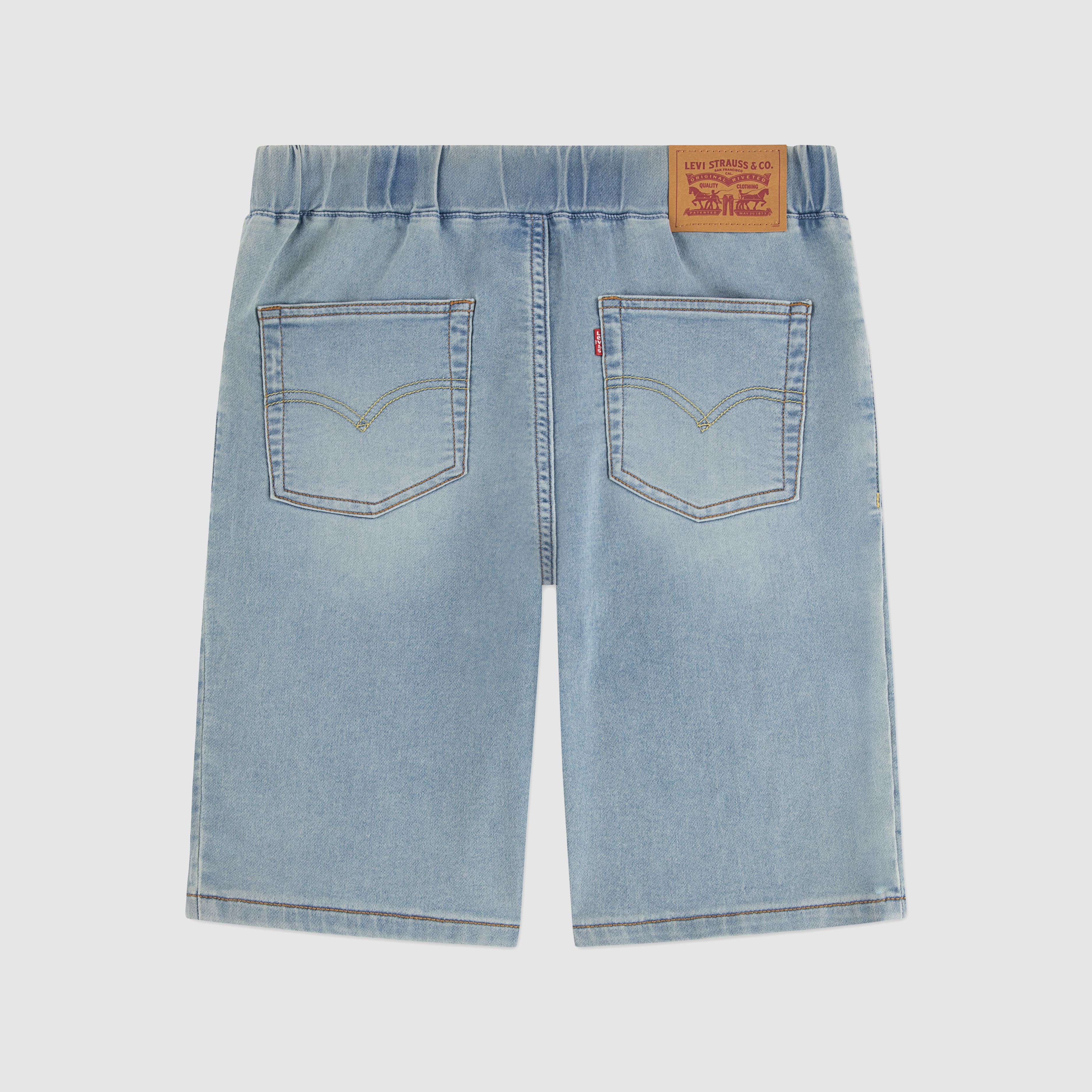 Skinny Fit Pull On Dobby Shorts 2