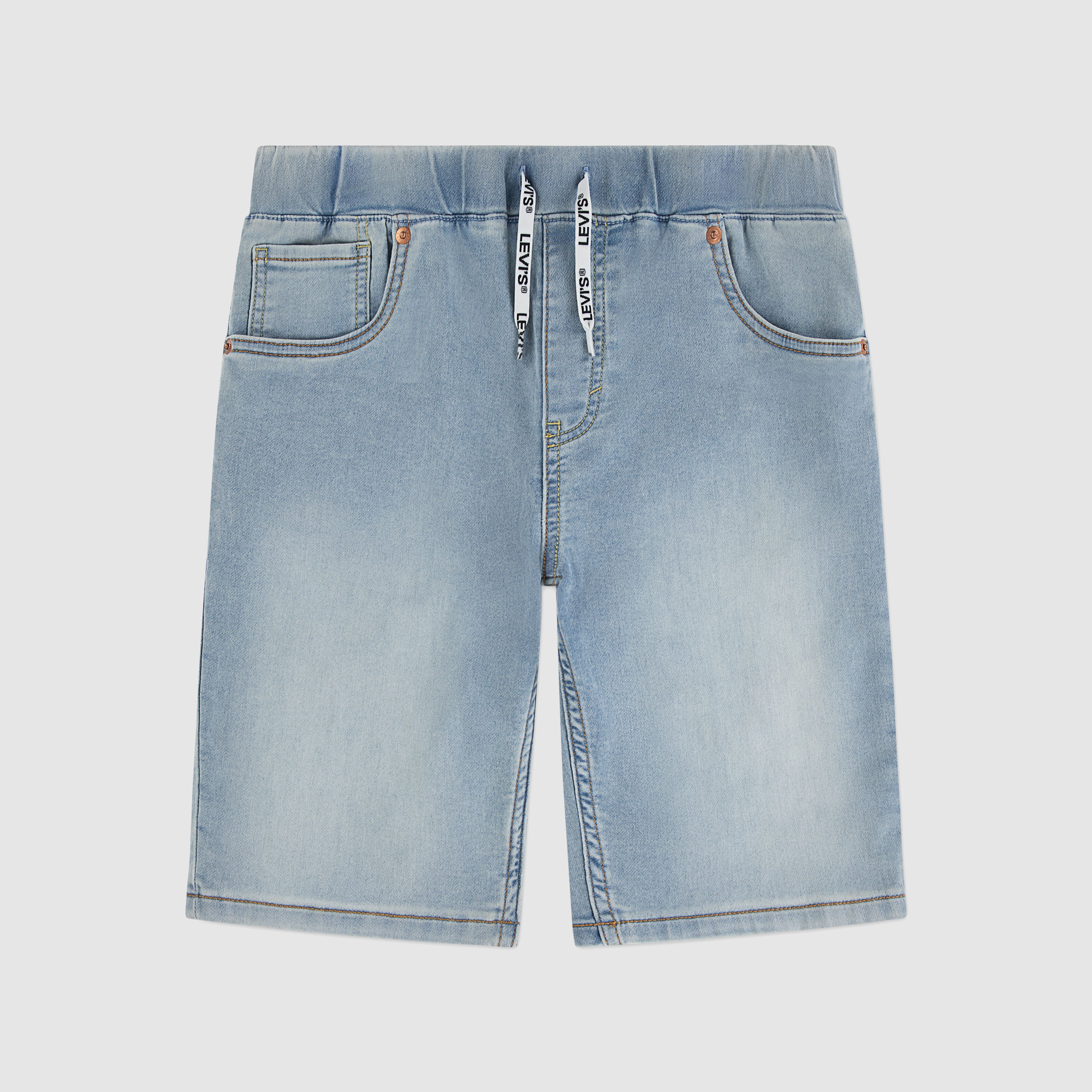 Skinny Fit Pull On Dobby Shorts 1