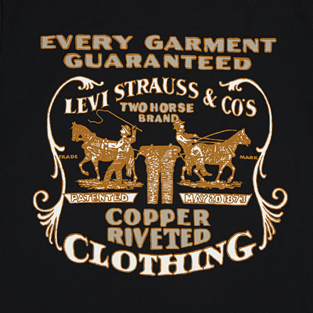 Two Horse Pull Tee Big Boys S-XL