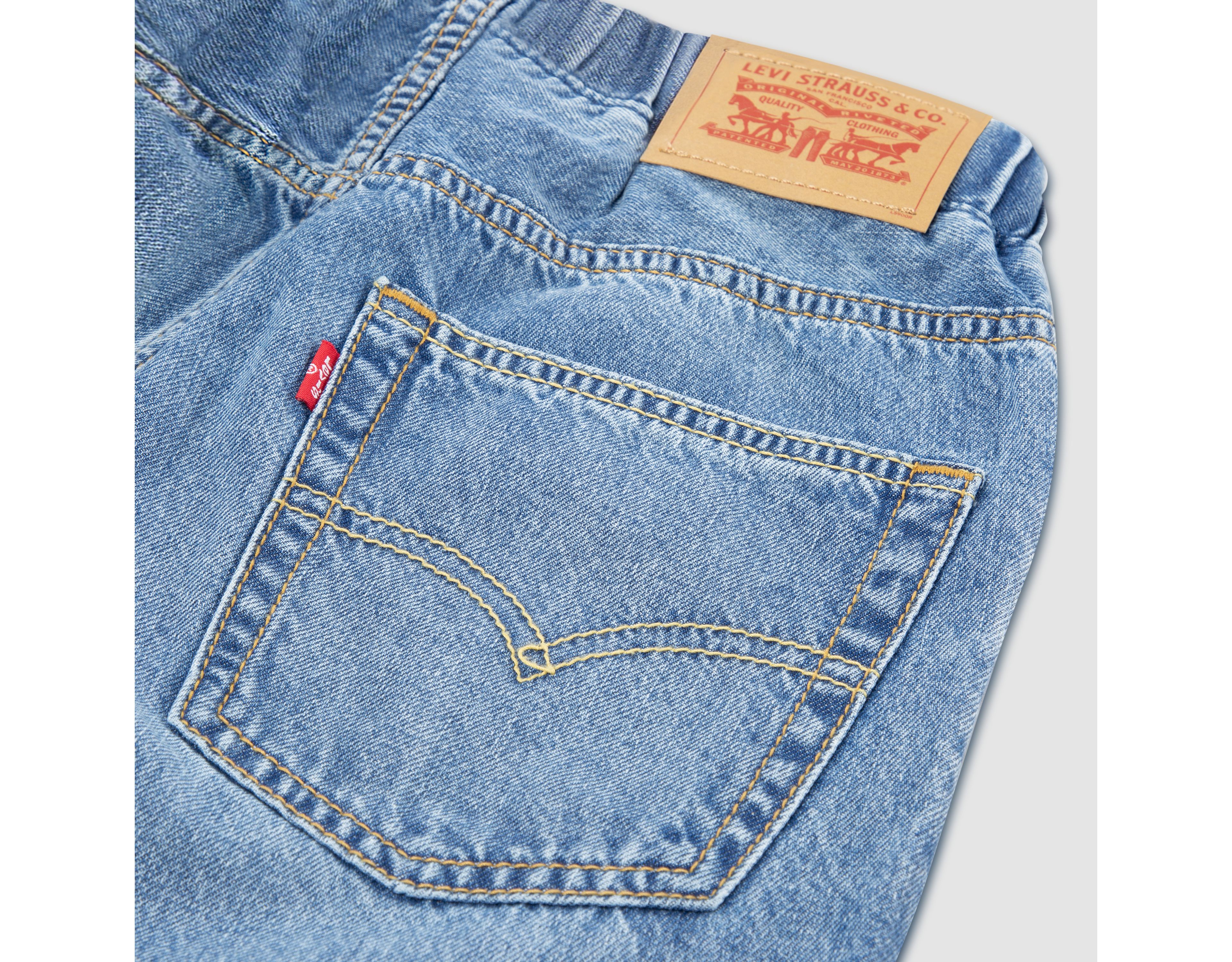 Stay Loose Pull On Tapered Jeans