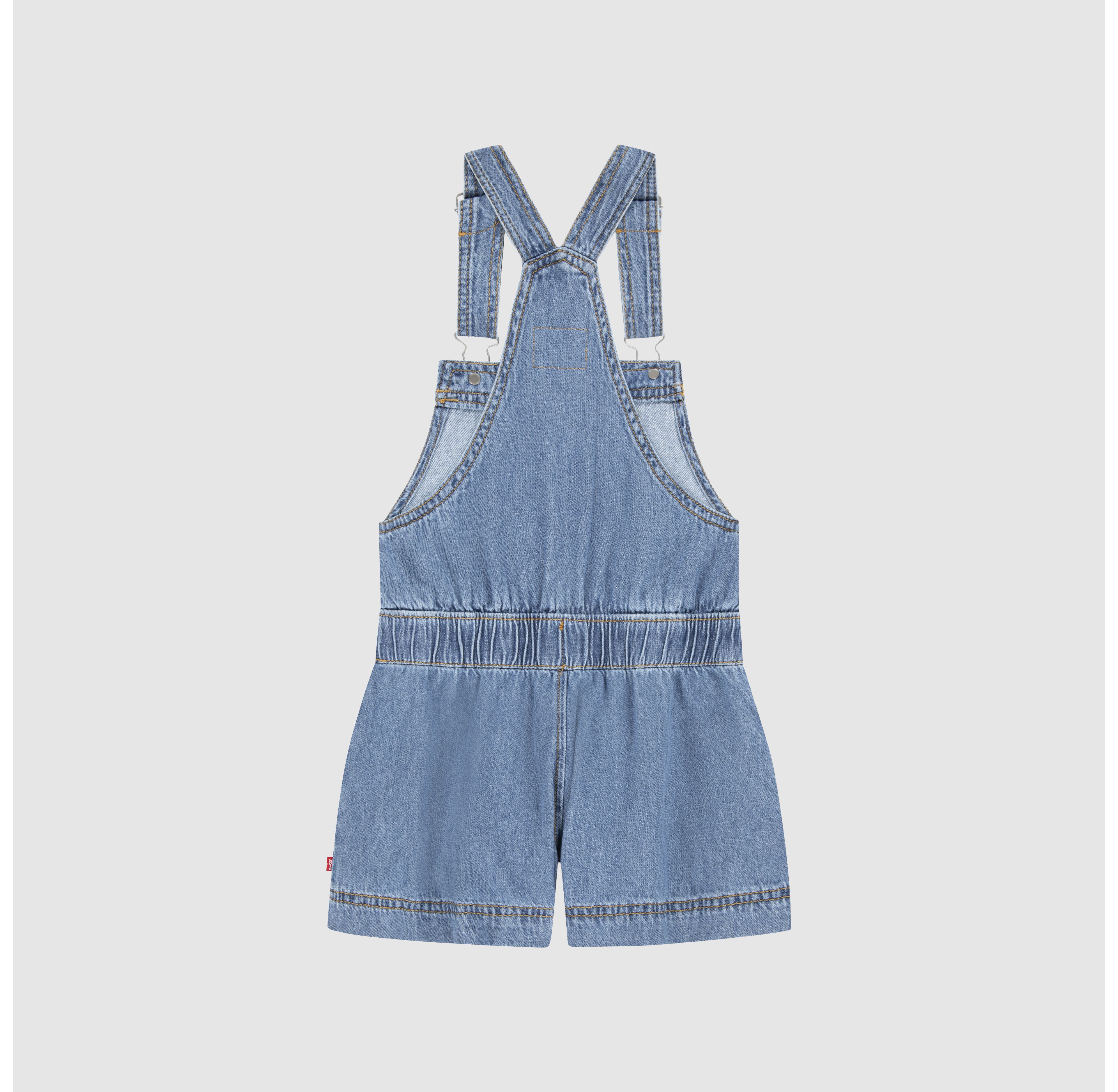 Shortalls With Tie At Waist