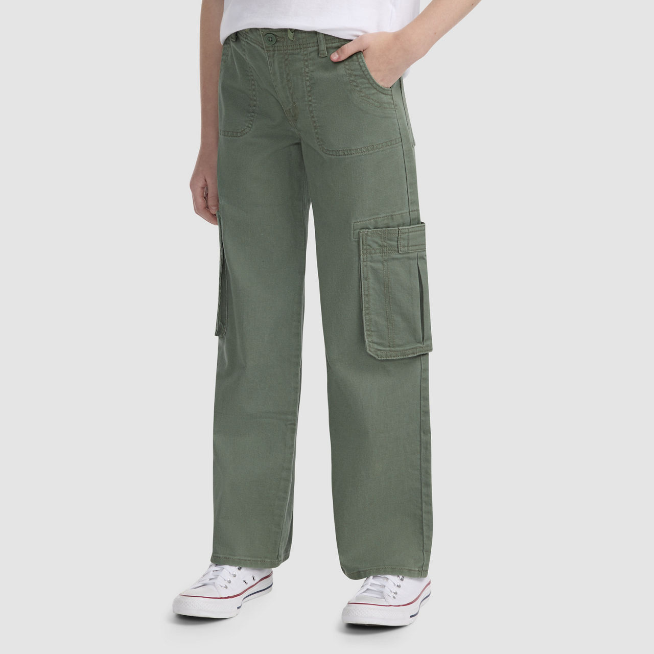 Cargo jambe large Grande fille 8-20 2