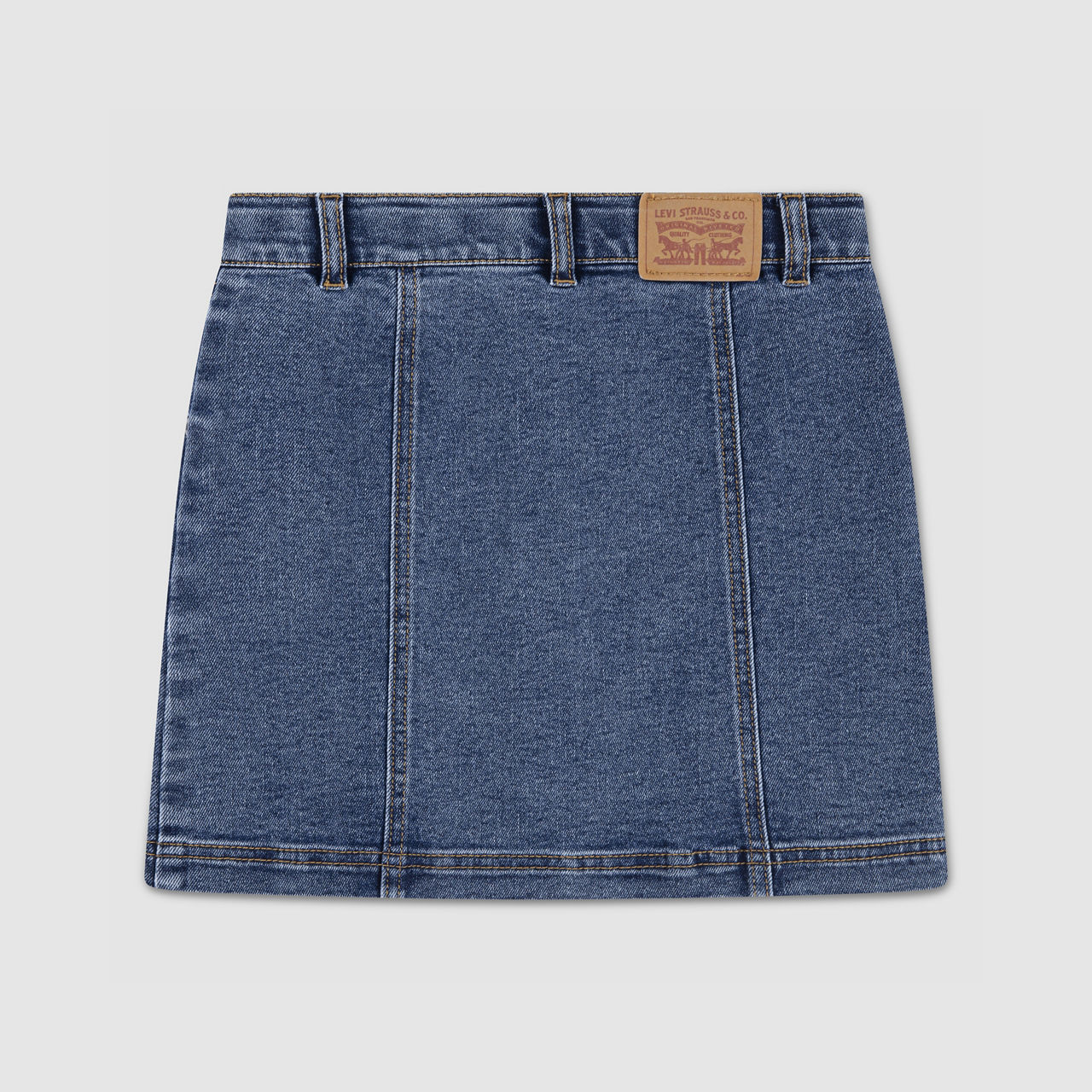 Button Front Skirt Big Girls 8-20