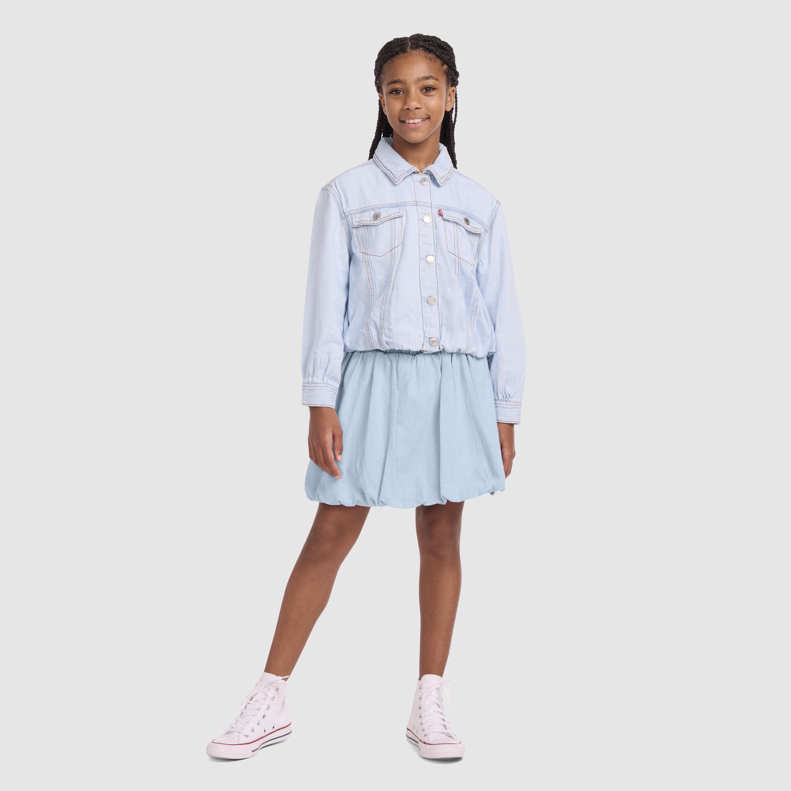 Denim Bubble Skirt 2