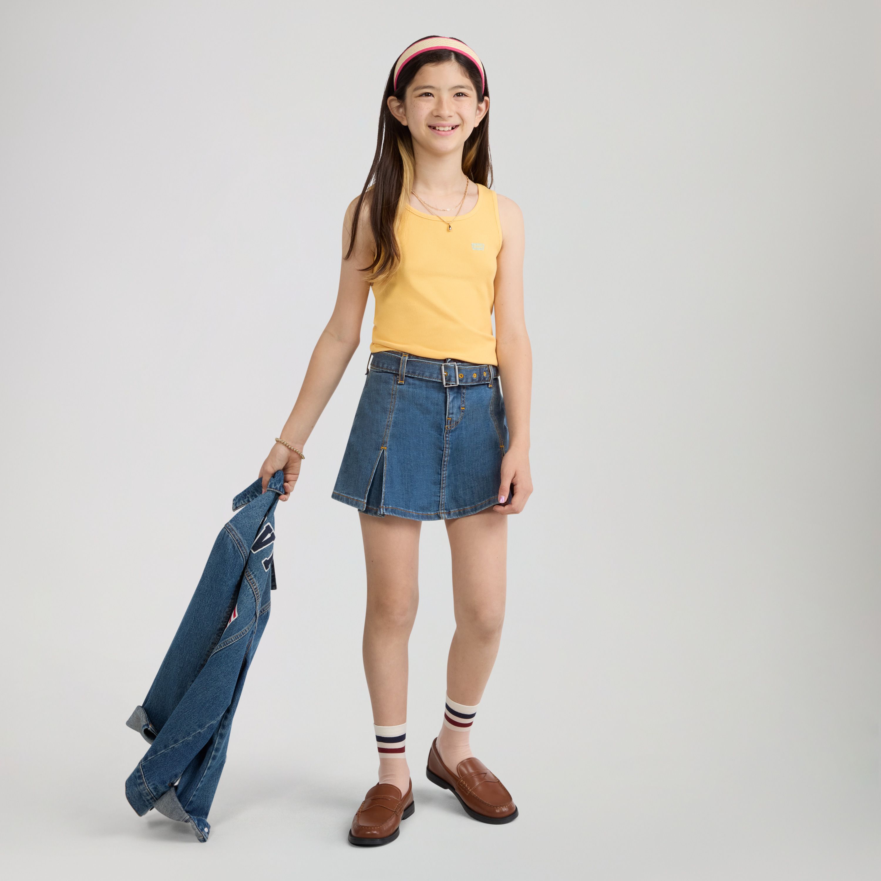 Pleated Skort Big Girls 7-16 4