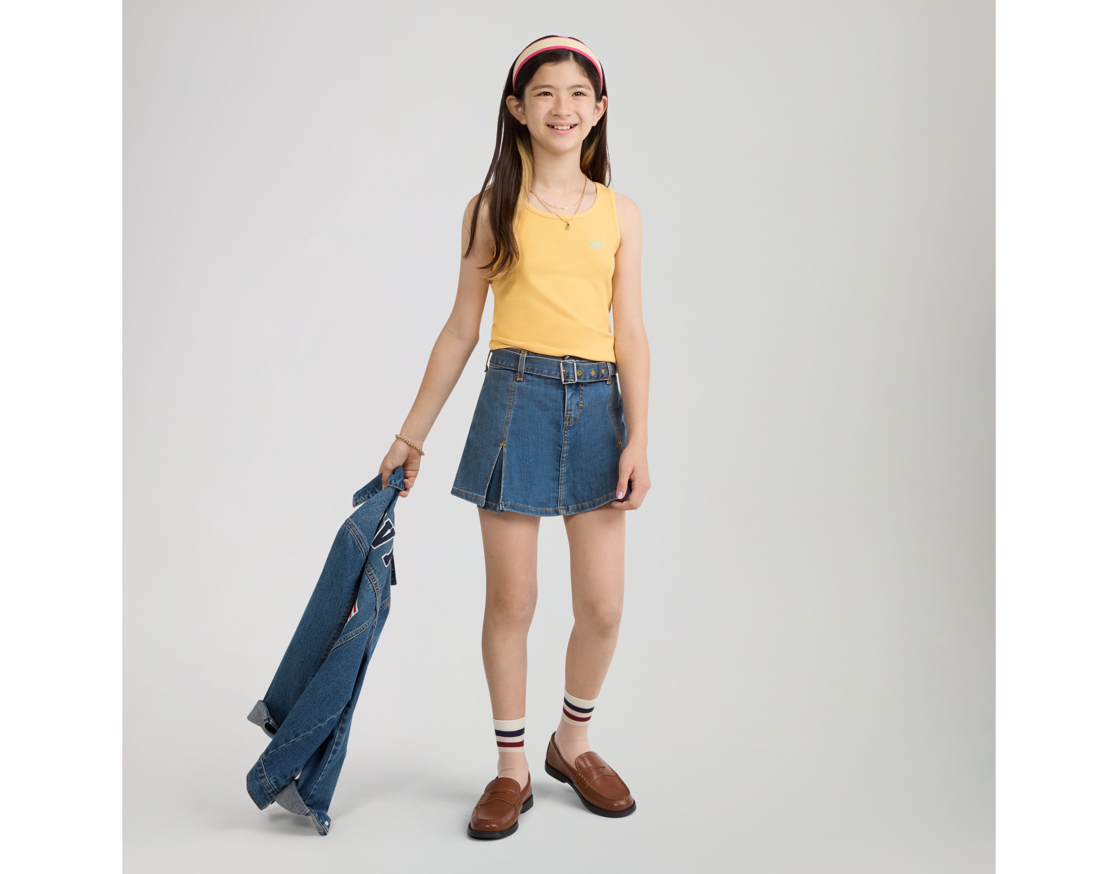 Pleated Skort Big Girls 7-16