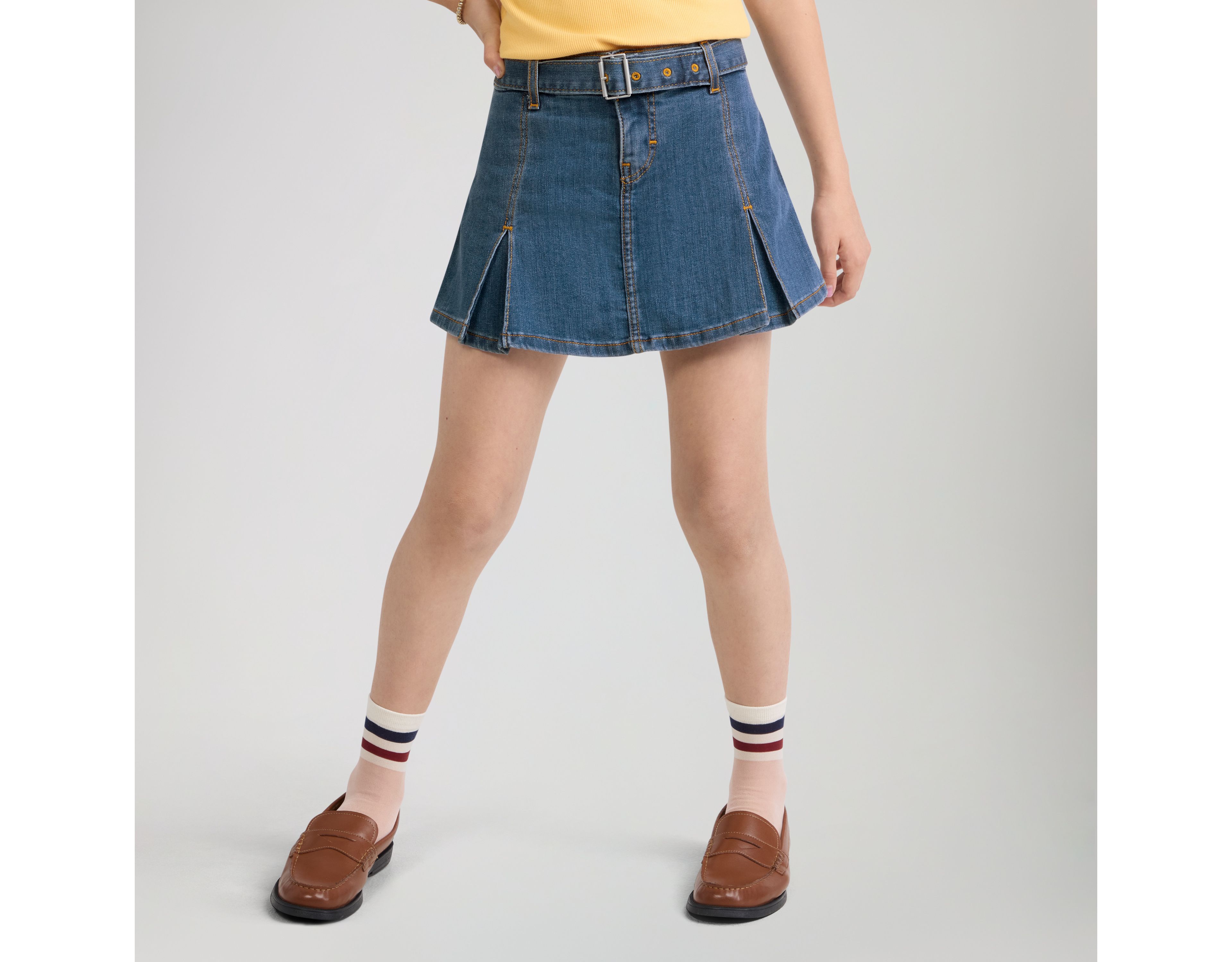 Pleated Skort Big Girls 7-16