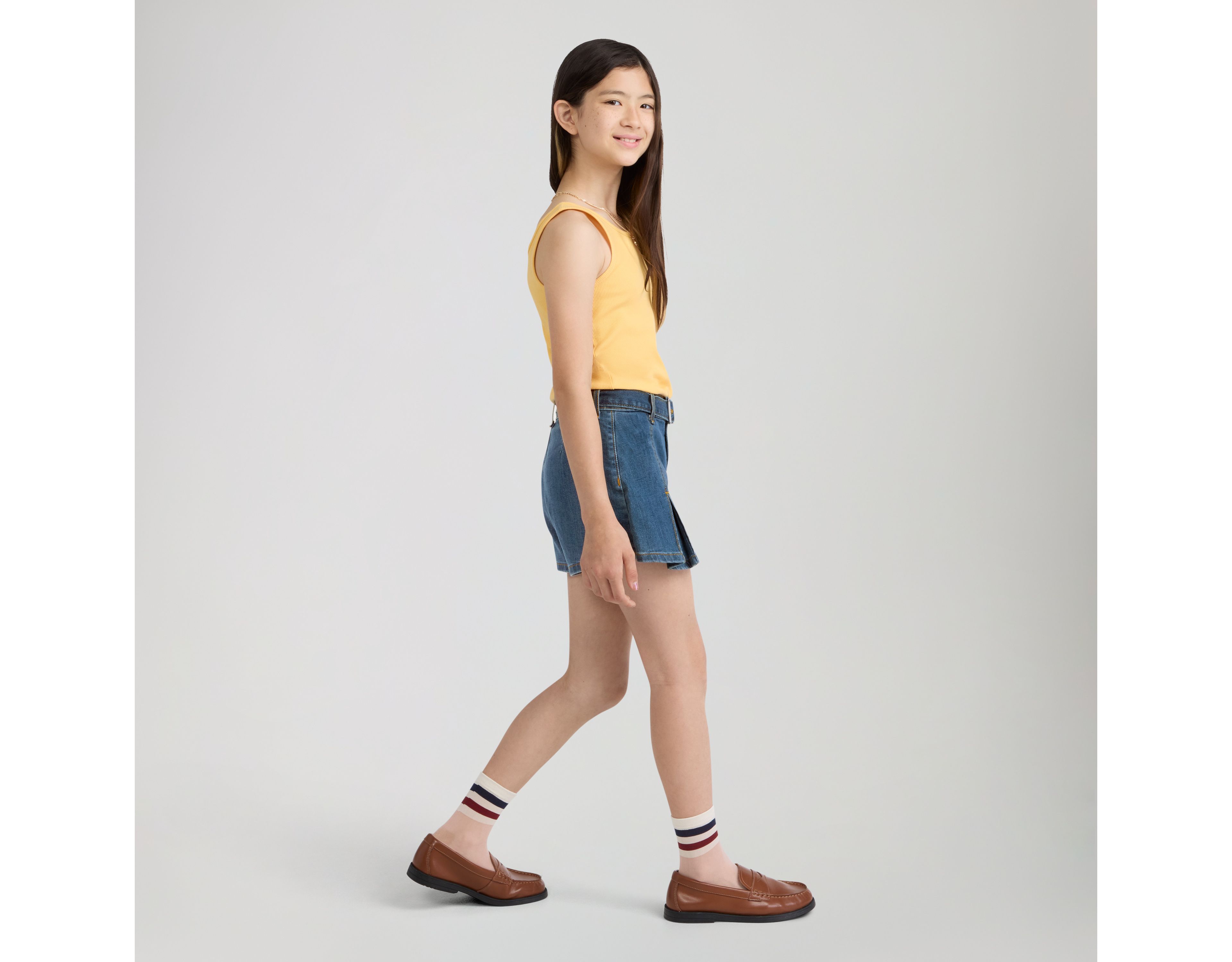 Pleated Skort Big Girls 7-16