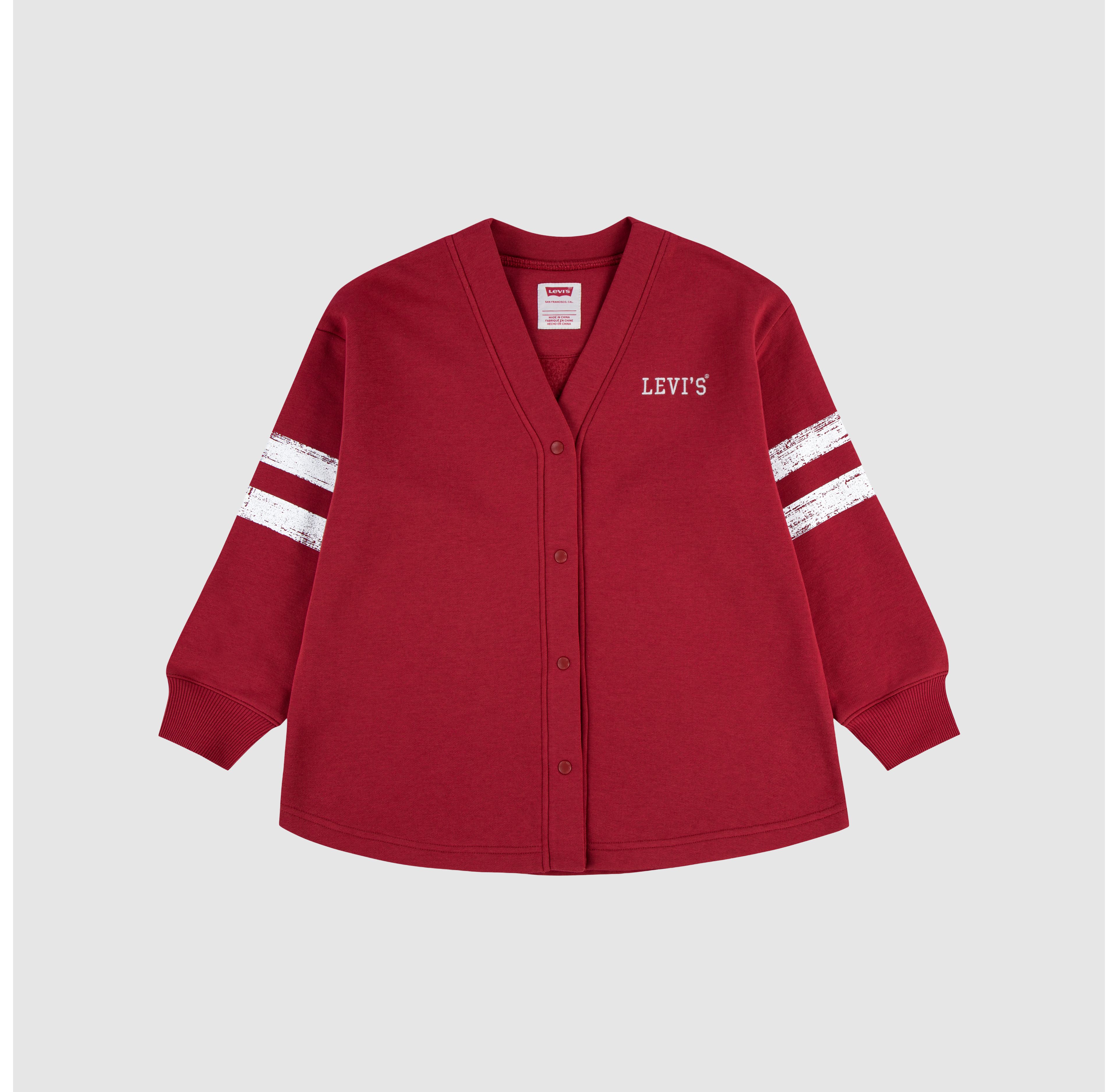 Varsity Fleece Cardigan Big Girls 7-16