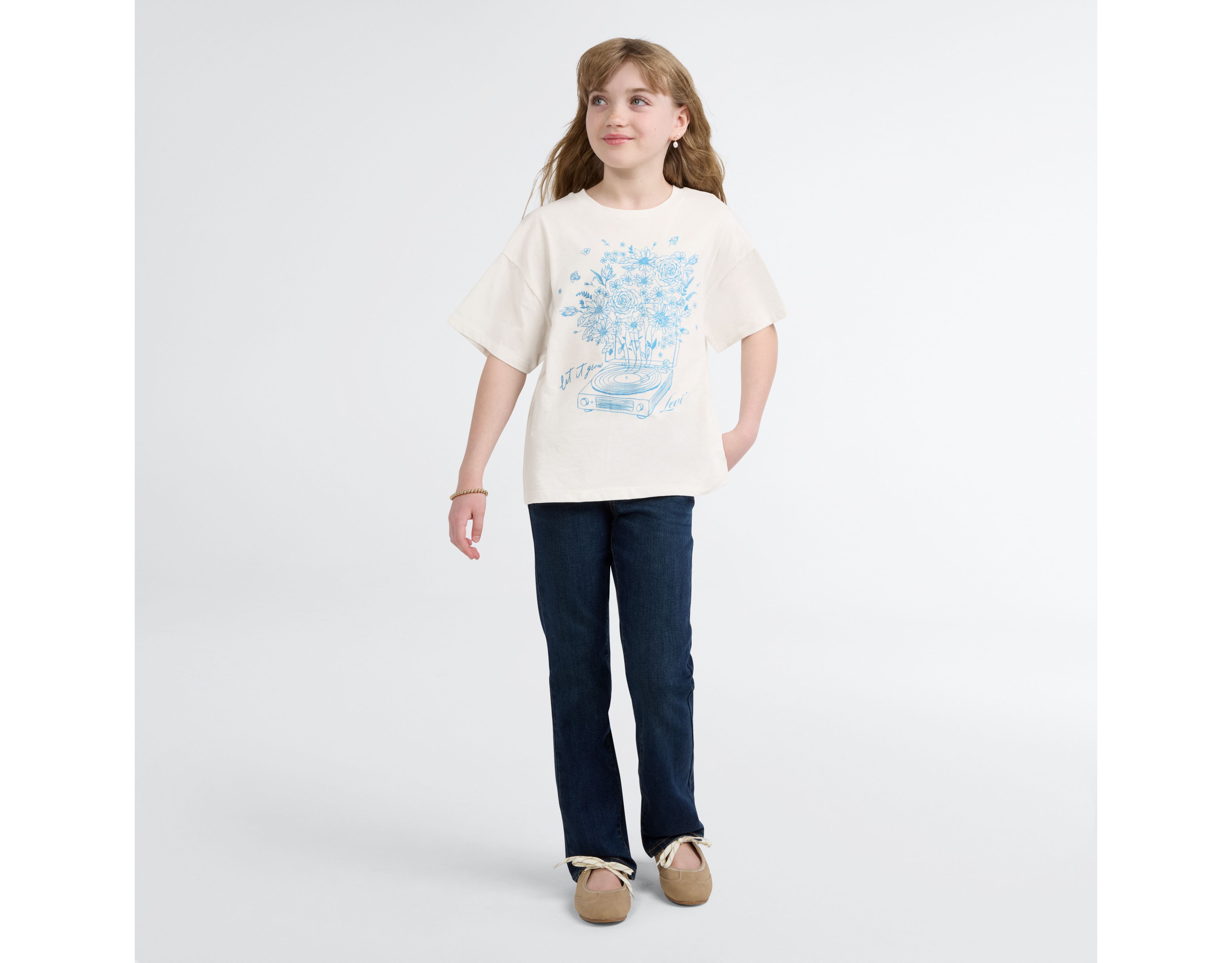 Oversized Tee Big Girls 7-16