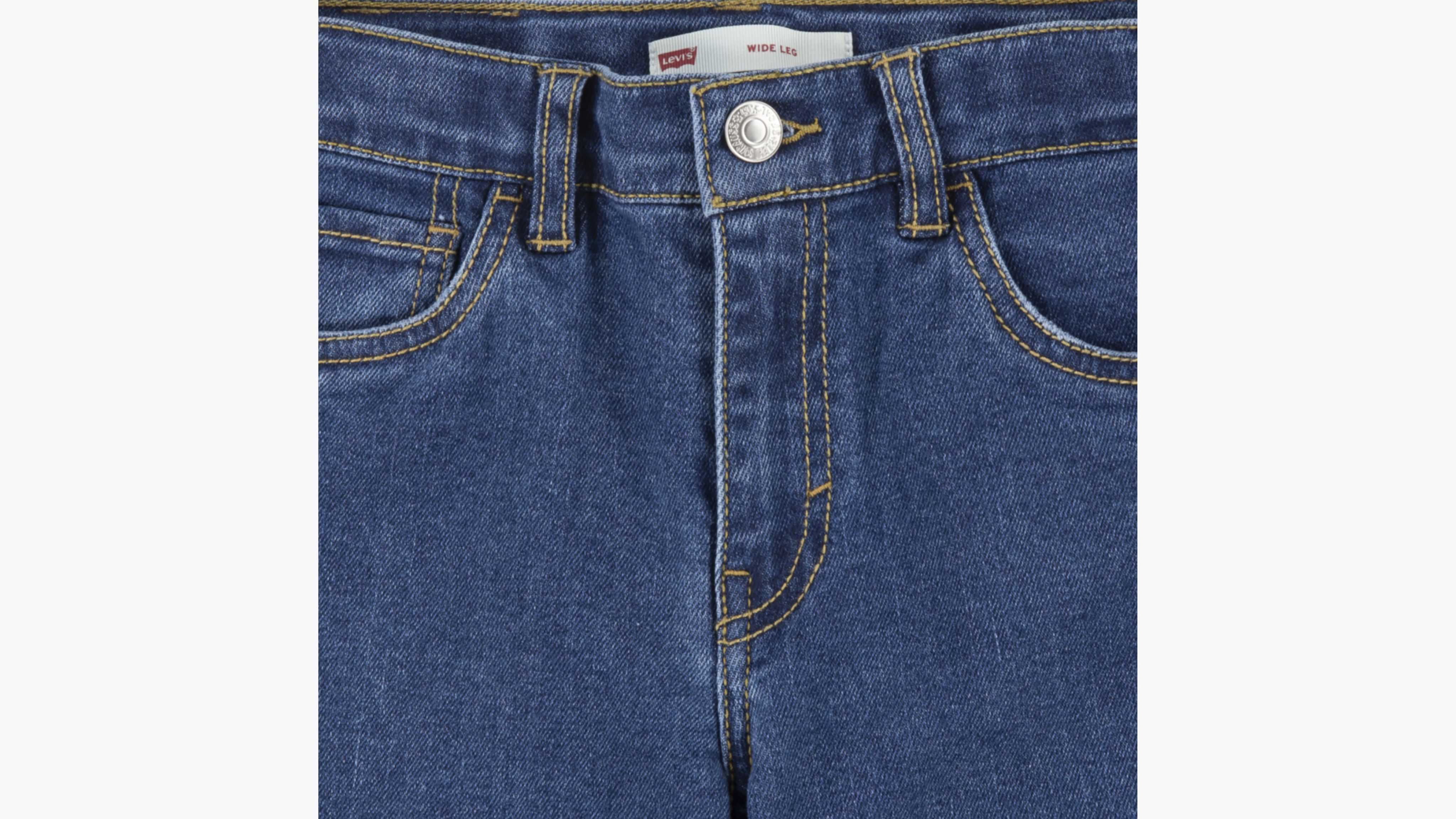 Wide Leg Jeans Big Girls 7-16 7