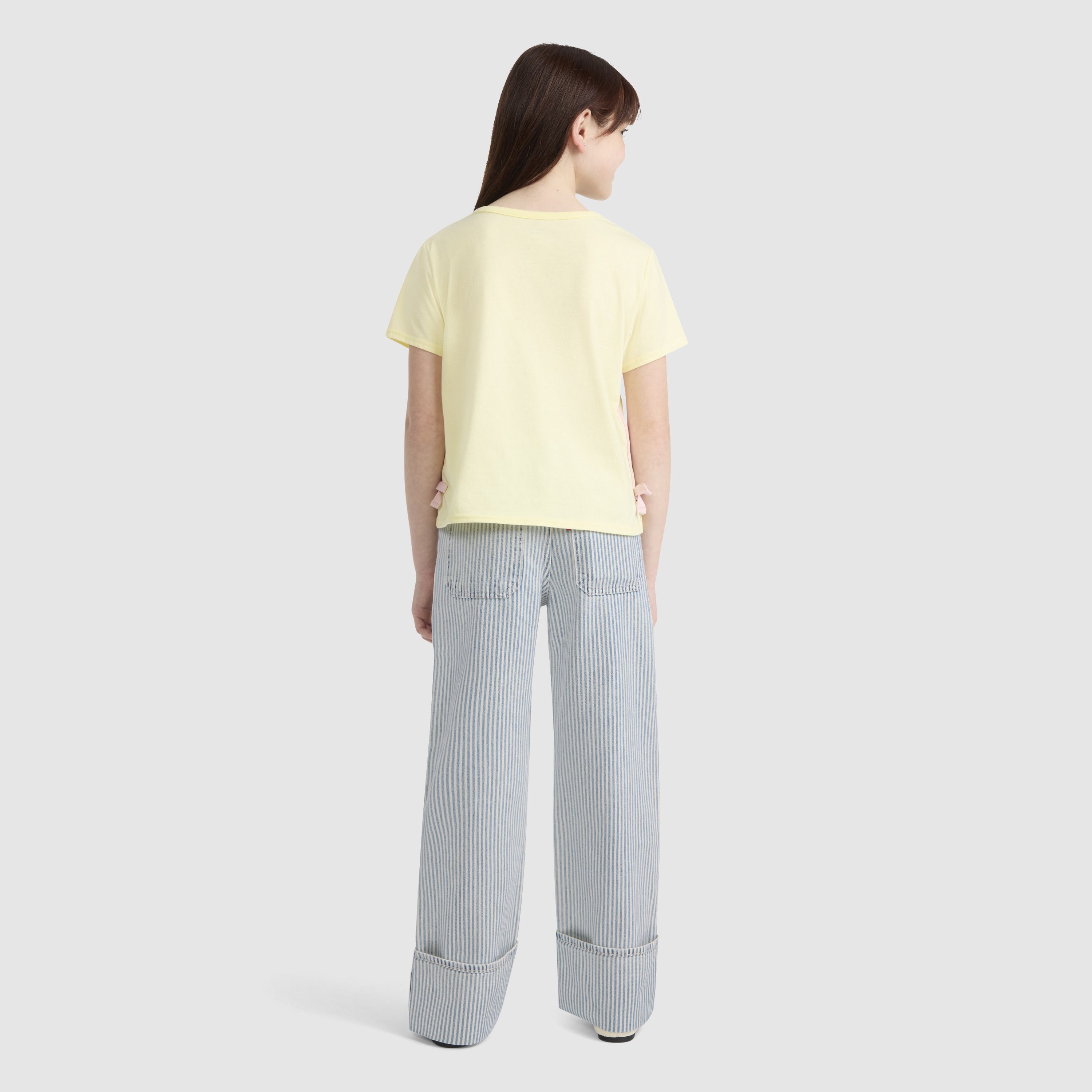 Railroad Stripe Wide Leg Pants 4