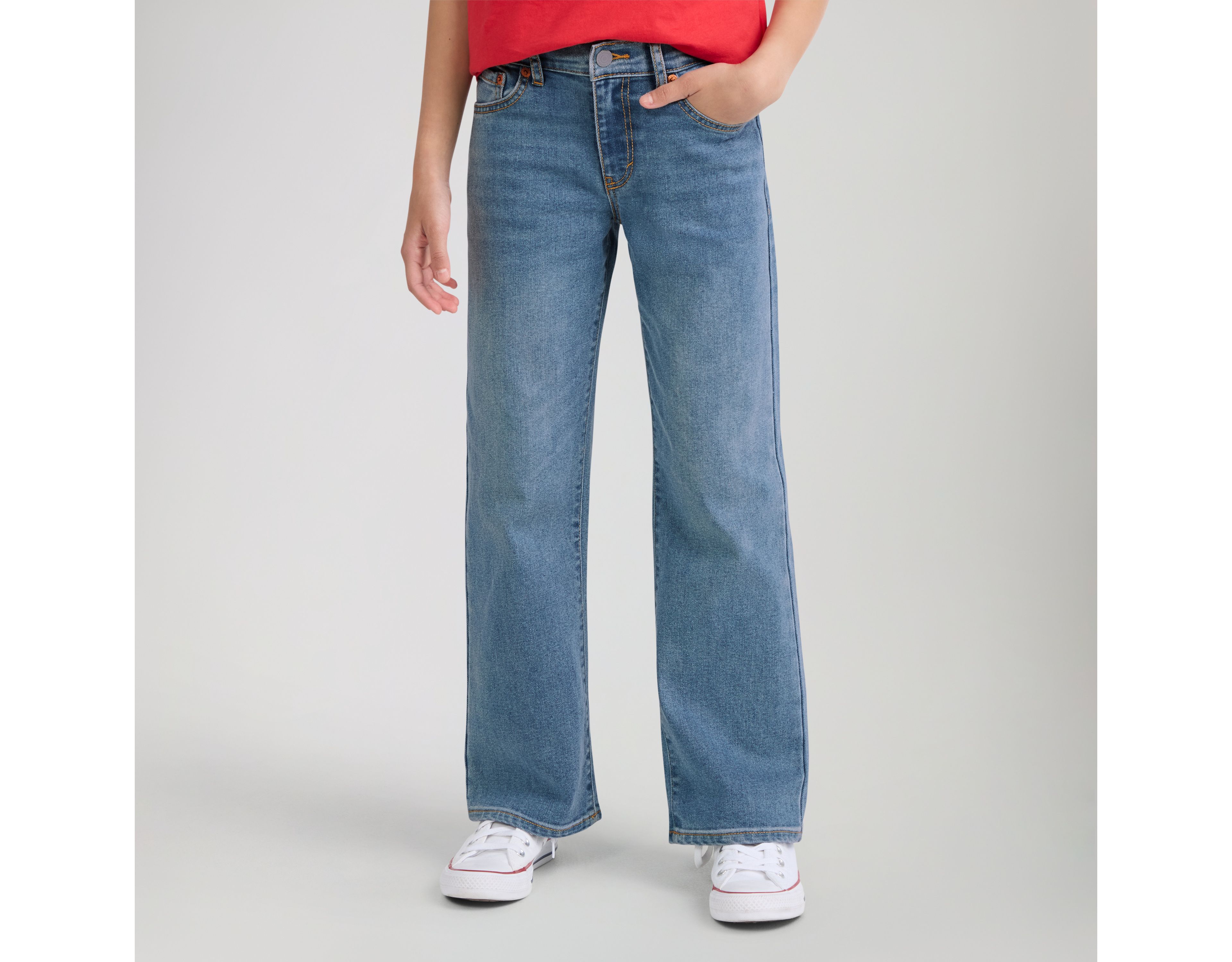 Wide Leg Jeans Big Girls 7-16