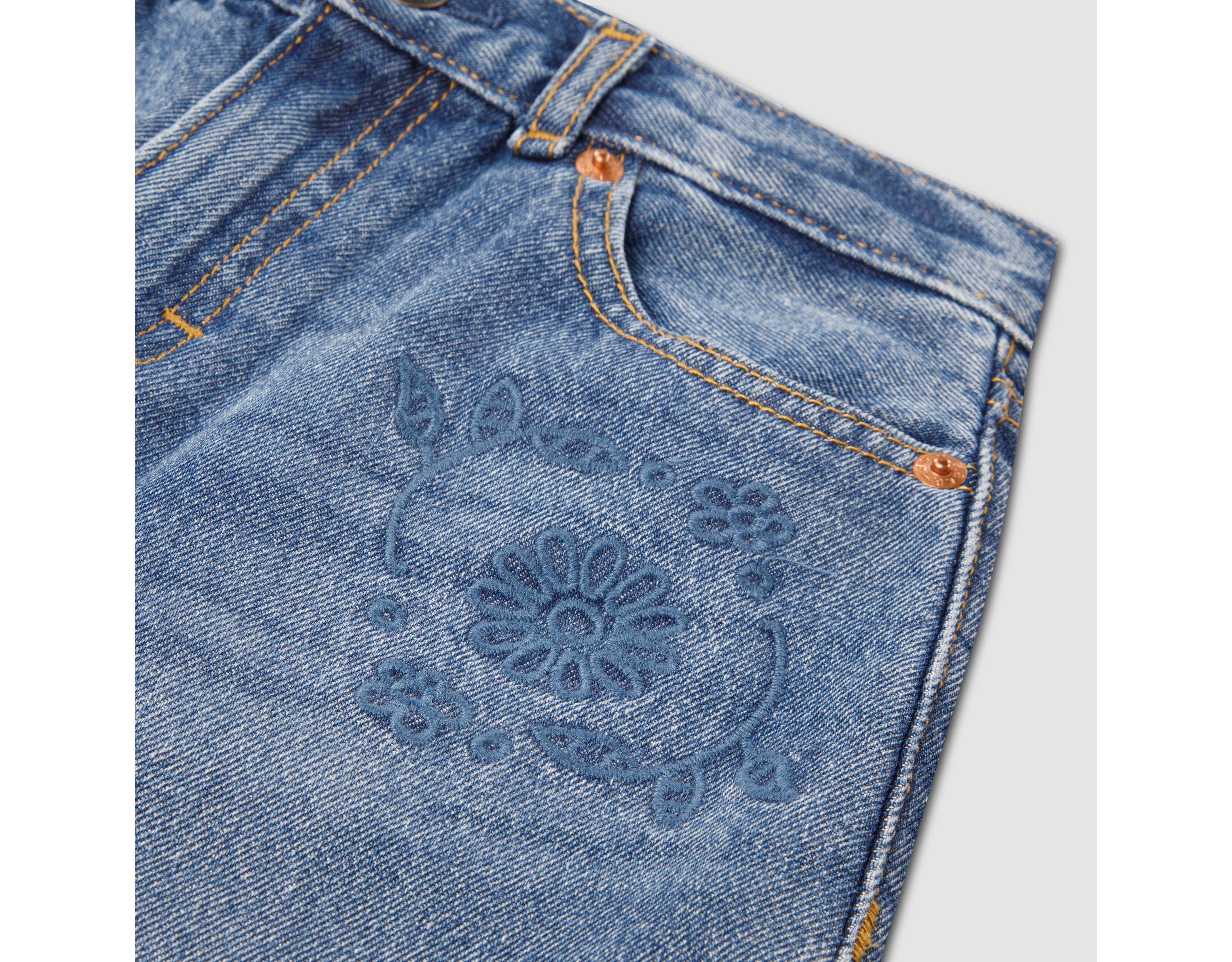 Hi-Rise Baggy Jeans (Girls 7-16)