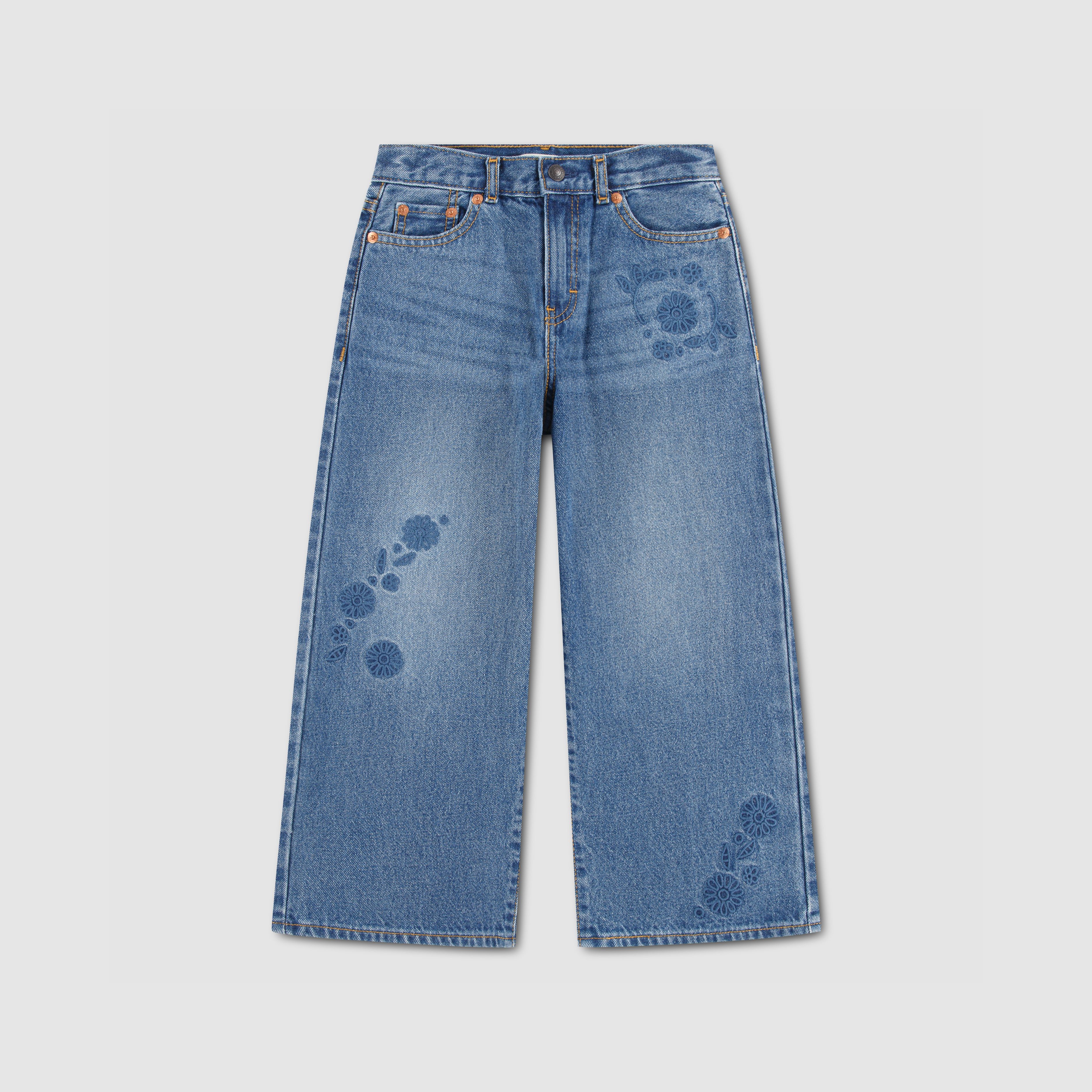 Hi-Rise Baggy Jeans (Girls 7-16) 1