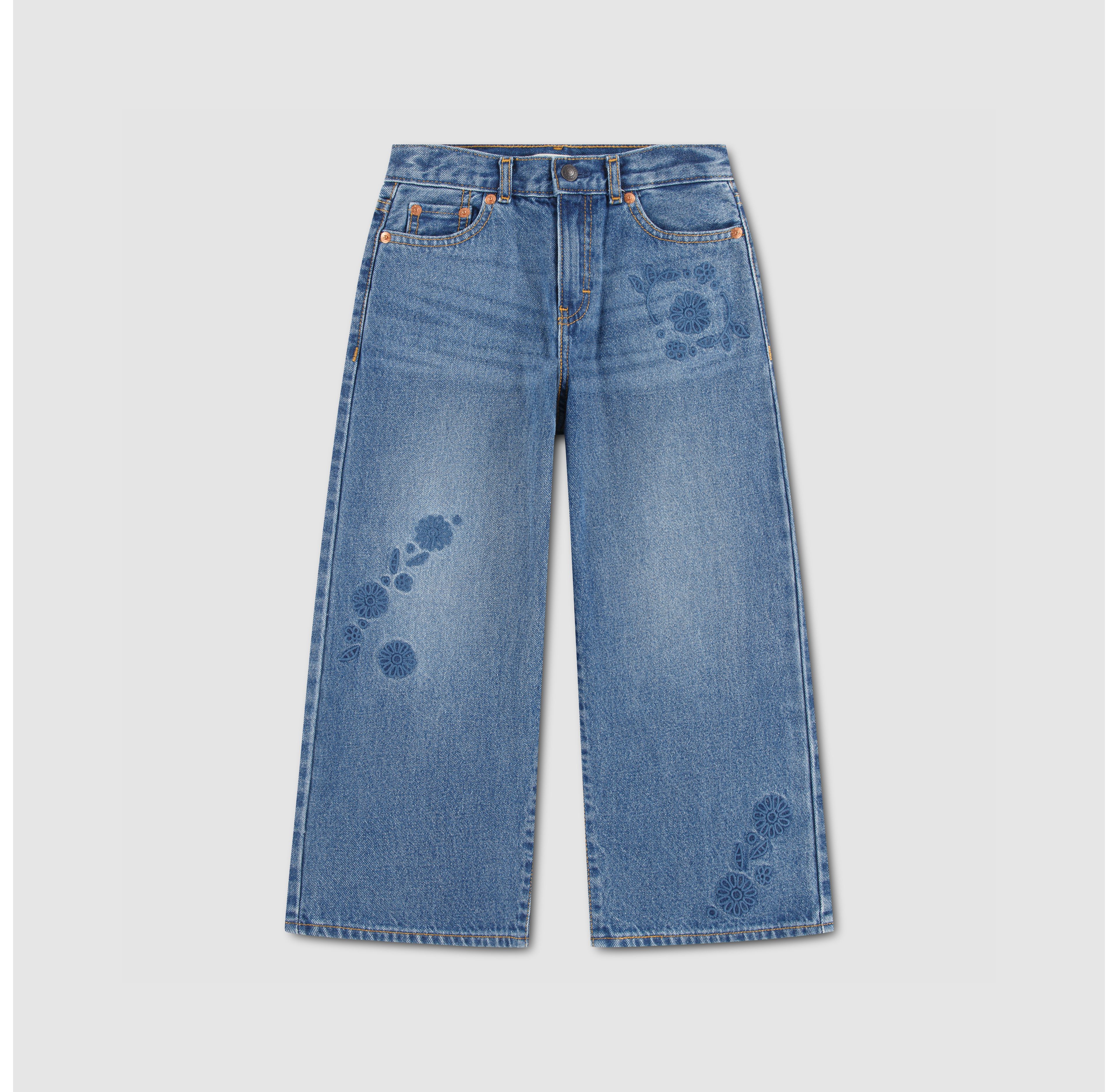 Hi-Rise Baggy Jeans (Girls 7-16)