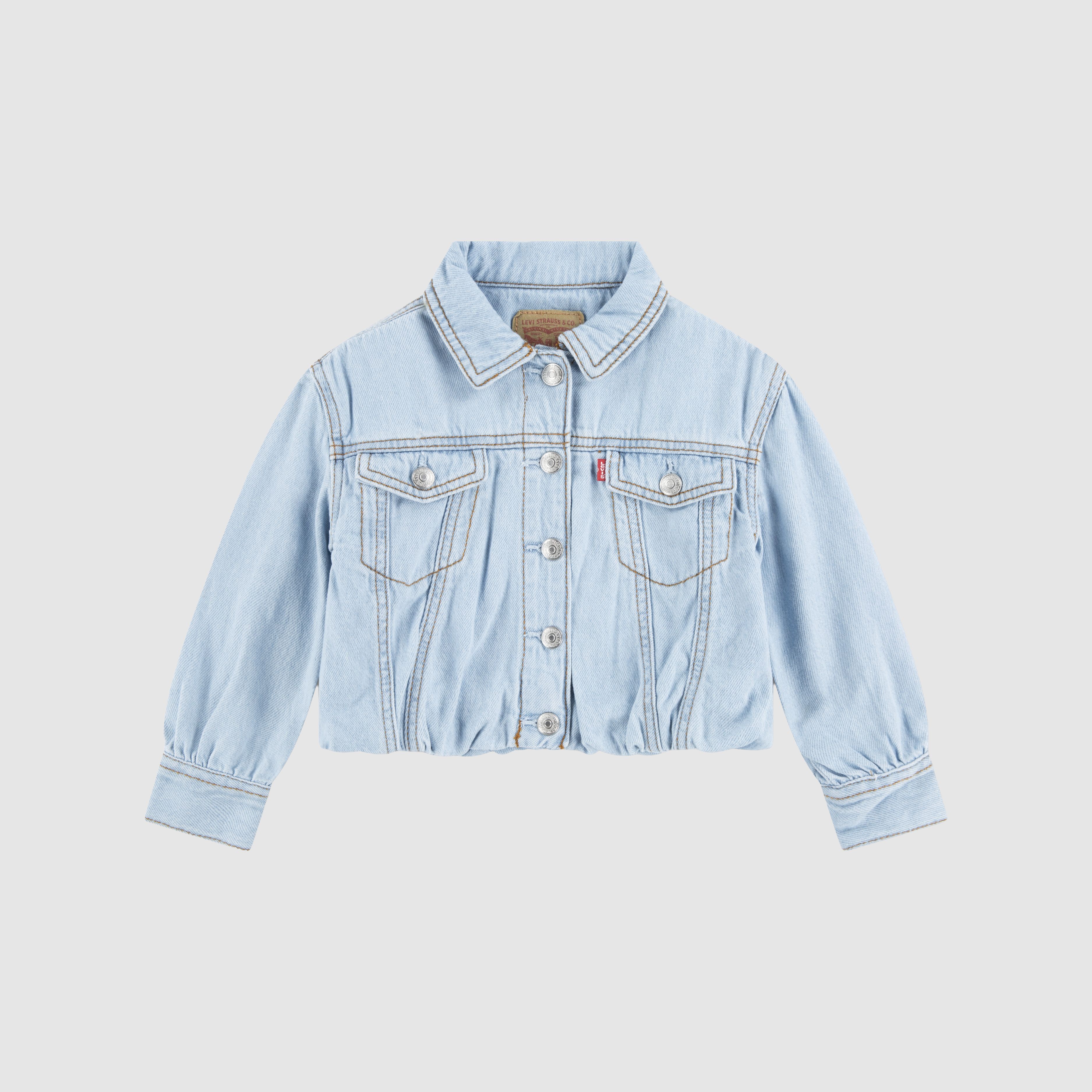 Bubble Denim Toddler Trucker Jacket 8