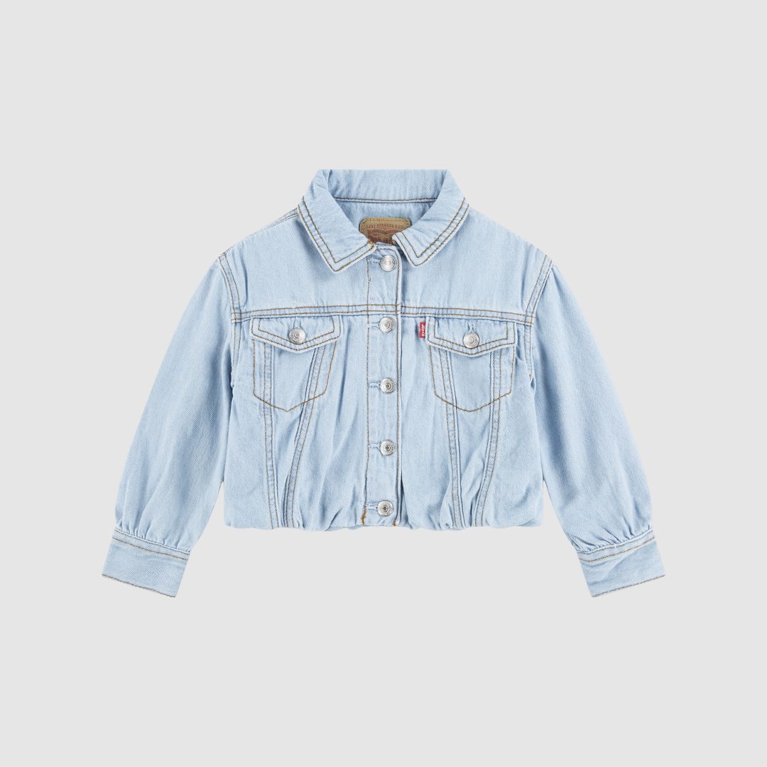 Levi's Bubble Denim Toddler 2T-4T Trucker Jacket - Girls 3T