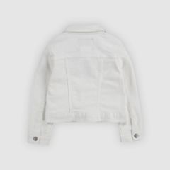 Trucker Jacket Big Girls 7-16 — White 3