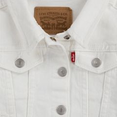 Trucker Jacket Big Girls 7-16 — White 4