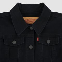Trucker Jacket Big Girls 7-16 — Black 6
