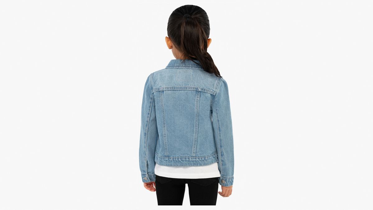 Trucker Jacket Little Girls 4-6 — Alanis - Blue