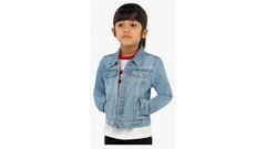 Trucker Jacket Little Girls 4-6 — Alanis - Blue 2
