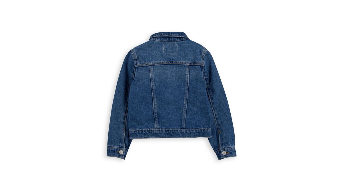 Trucker Jacket Little Girls 4-6 — Bristol - Medium Wash